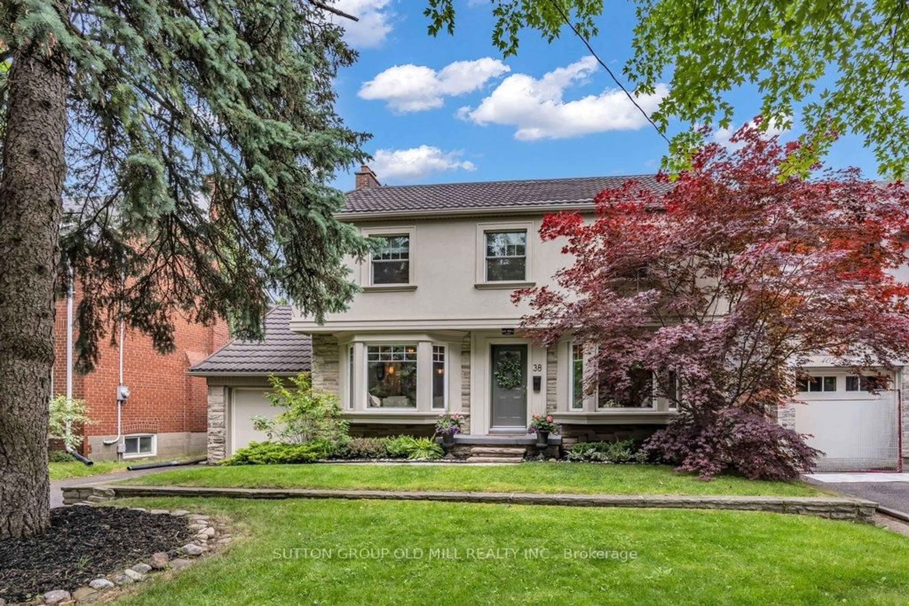 Home with brick exterior material, street for 38 Edgemore Dr, Toronto Ontario M8Y 2N3