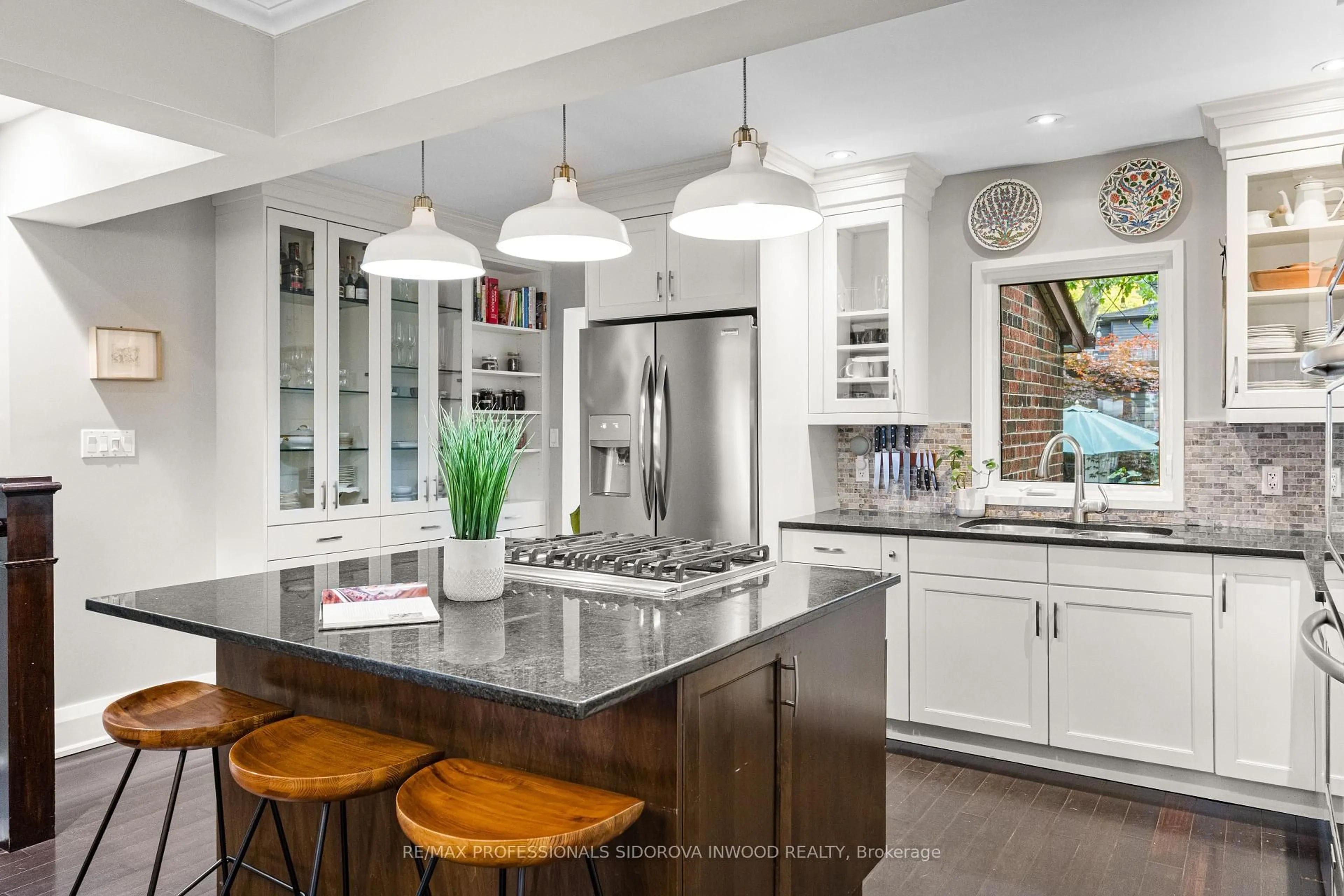 Contemporary kitchen, ceramic/tile floor for 685 Annette St, Toronto Ontario M6S 2C9