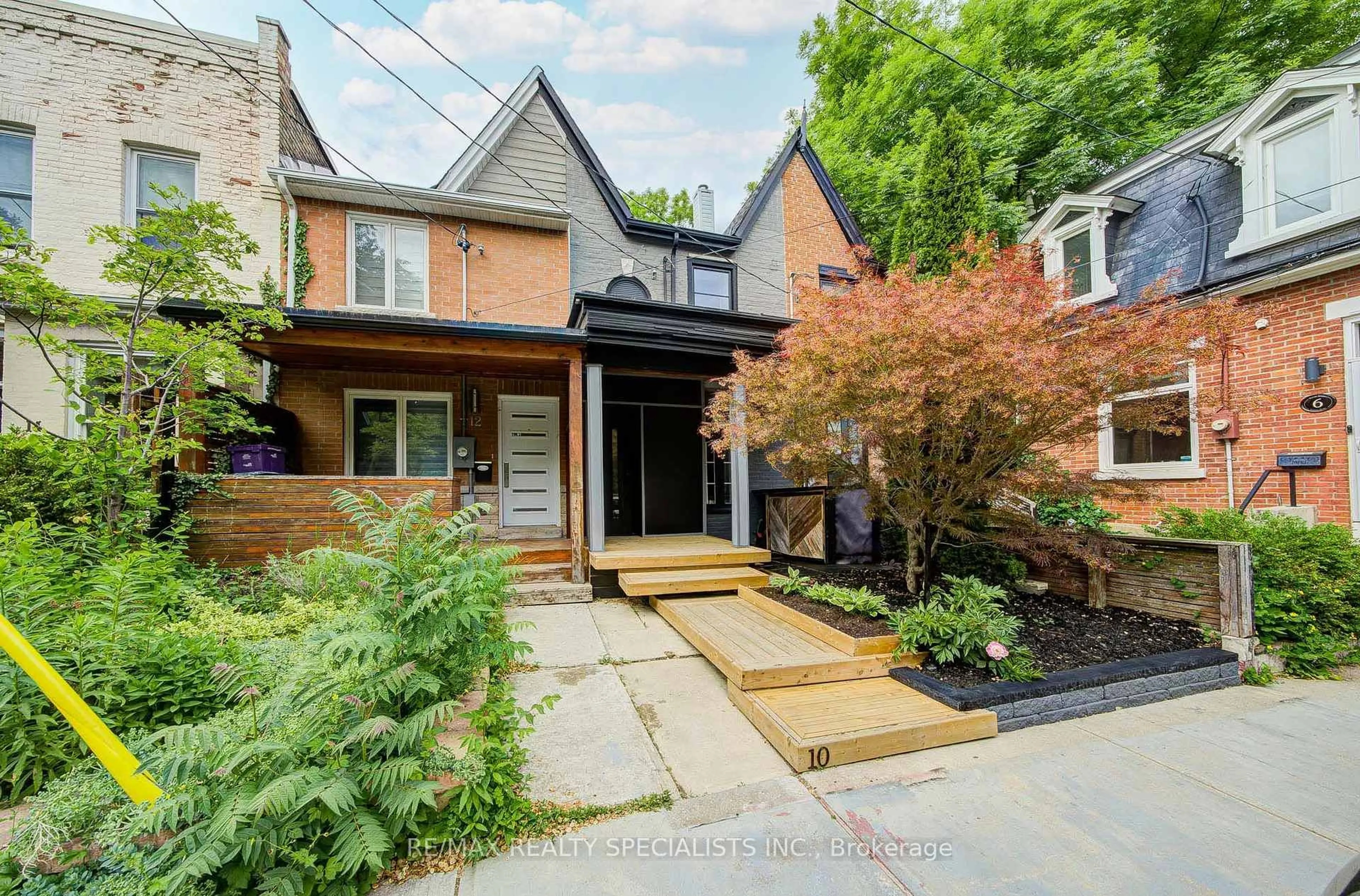 Home with brick exterior material, street for 10 Saunders Ave, Toronto Ontario M6R 1B8