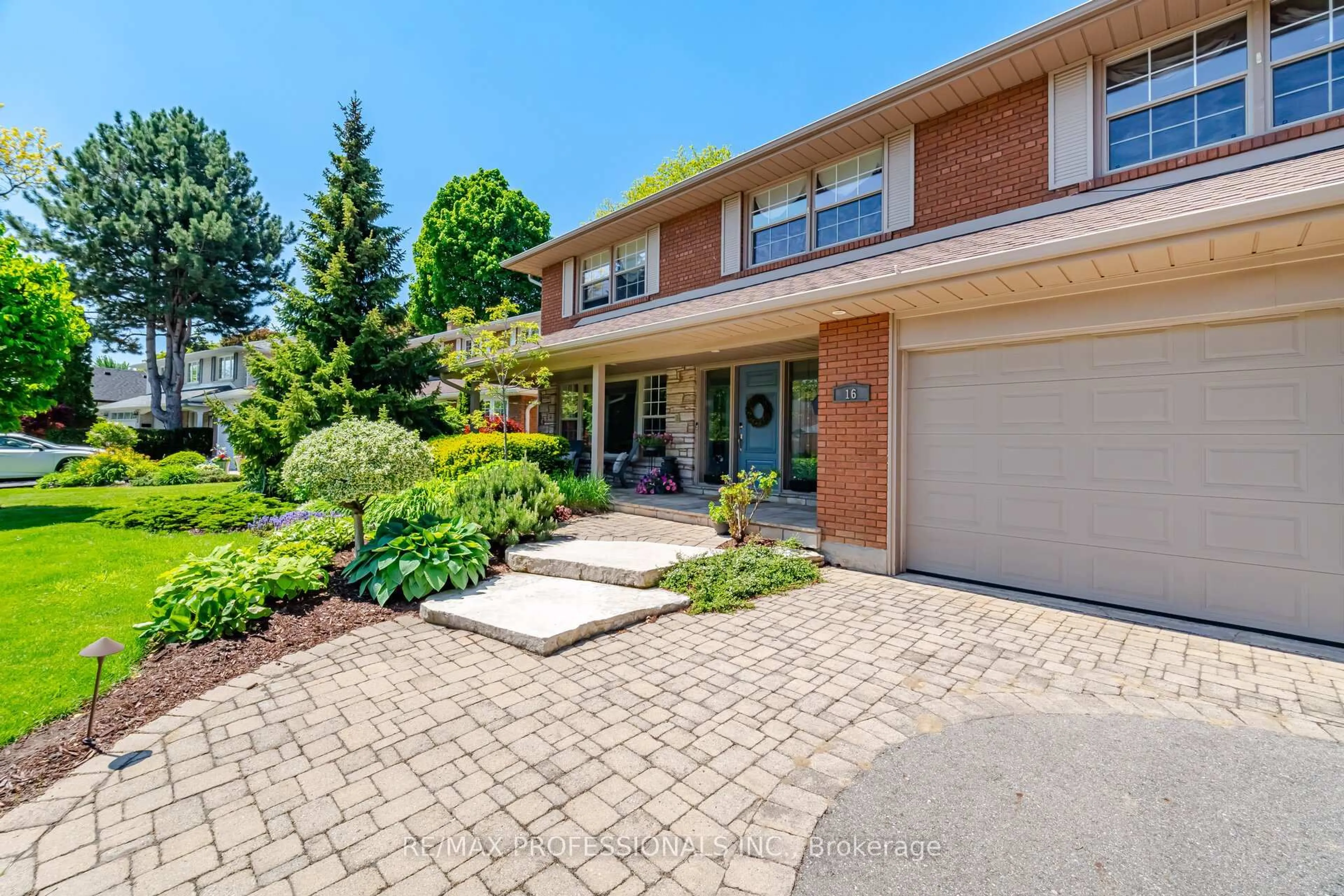 Home with brick exterior material, street for 16 Cherry Post Cres, Toronto Ontario M9C 2K1