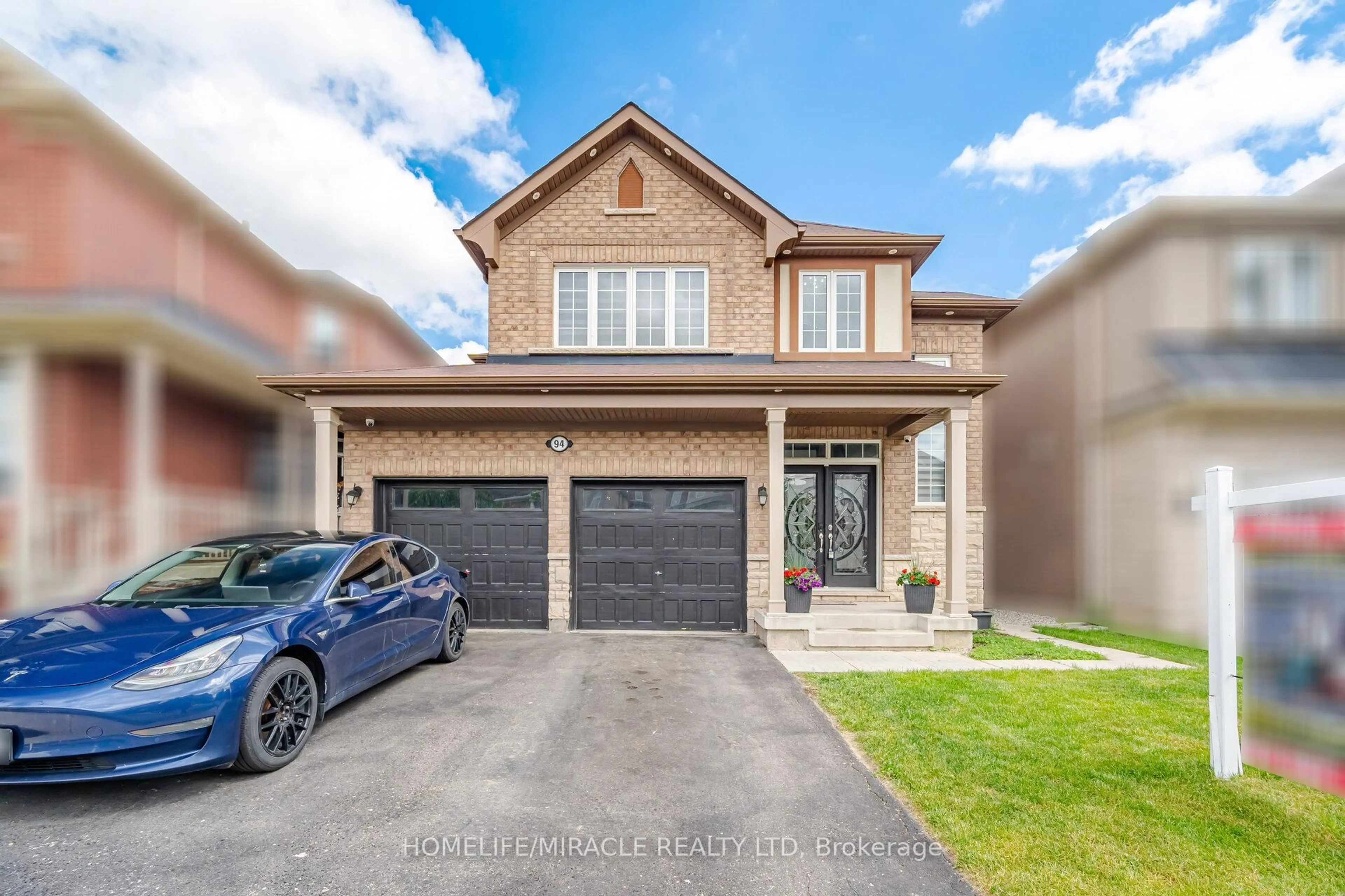 Home with brick exterior material, street for 94 Mincing Tr, Brampton Ontario L7A 4S9