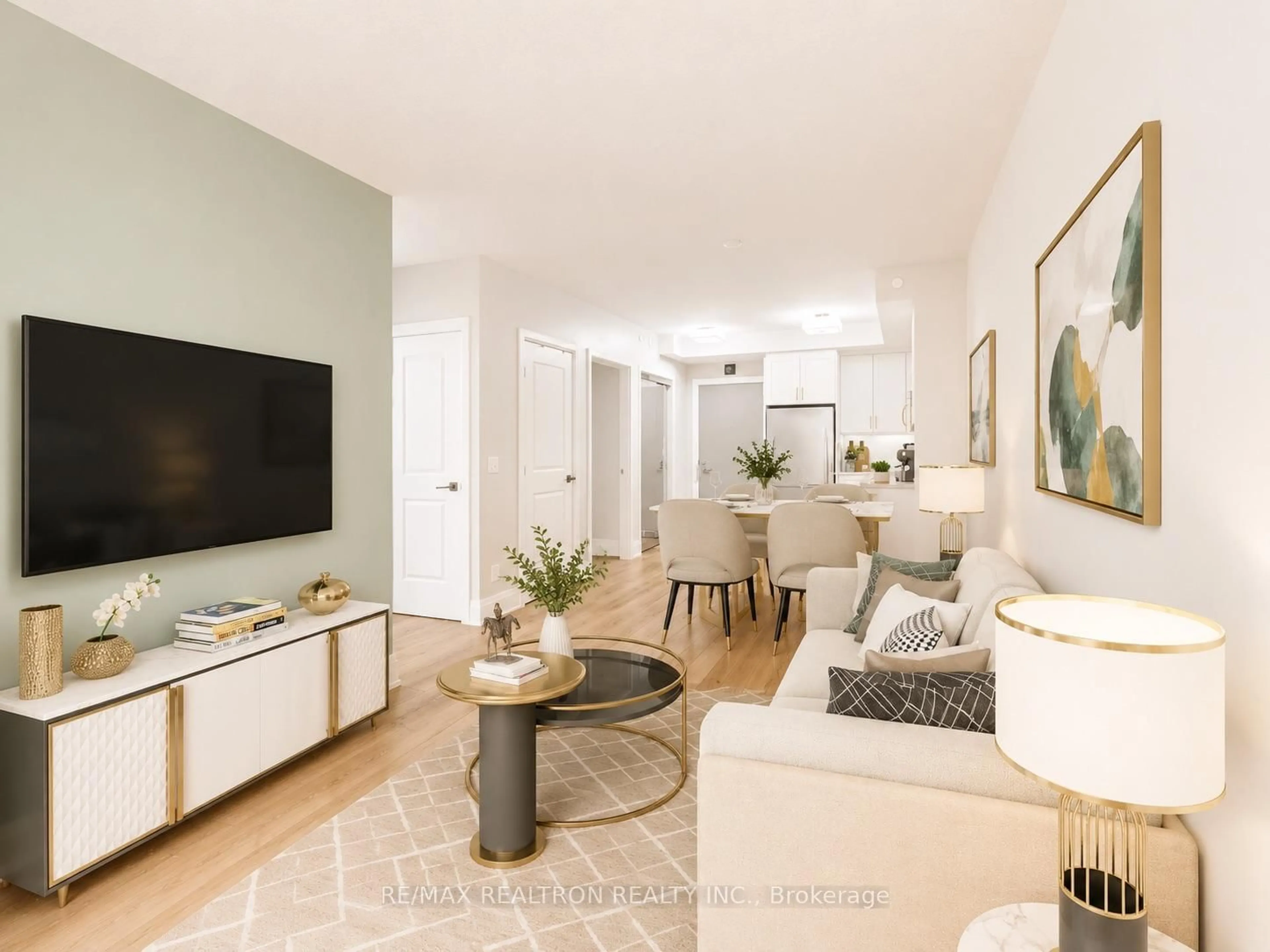 Living room with furniture, unknown for 2 Old Mill Dr #415, Toronto Ontario M6S 0A2