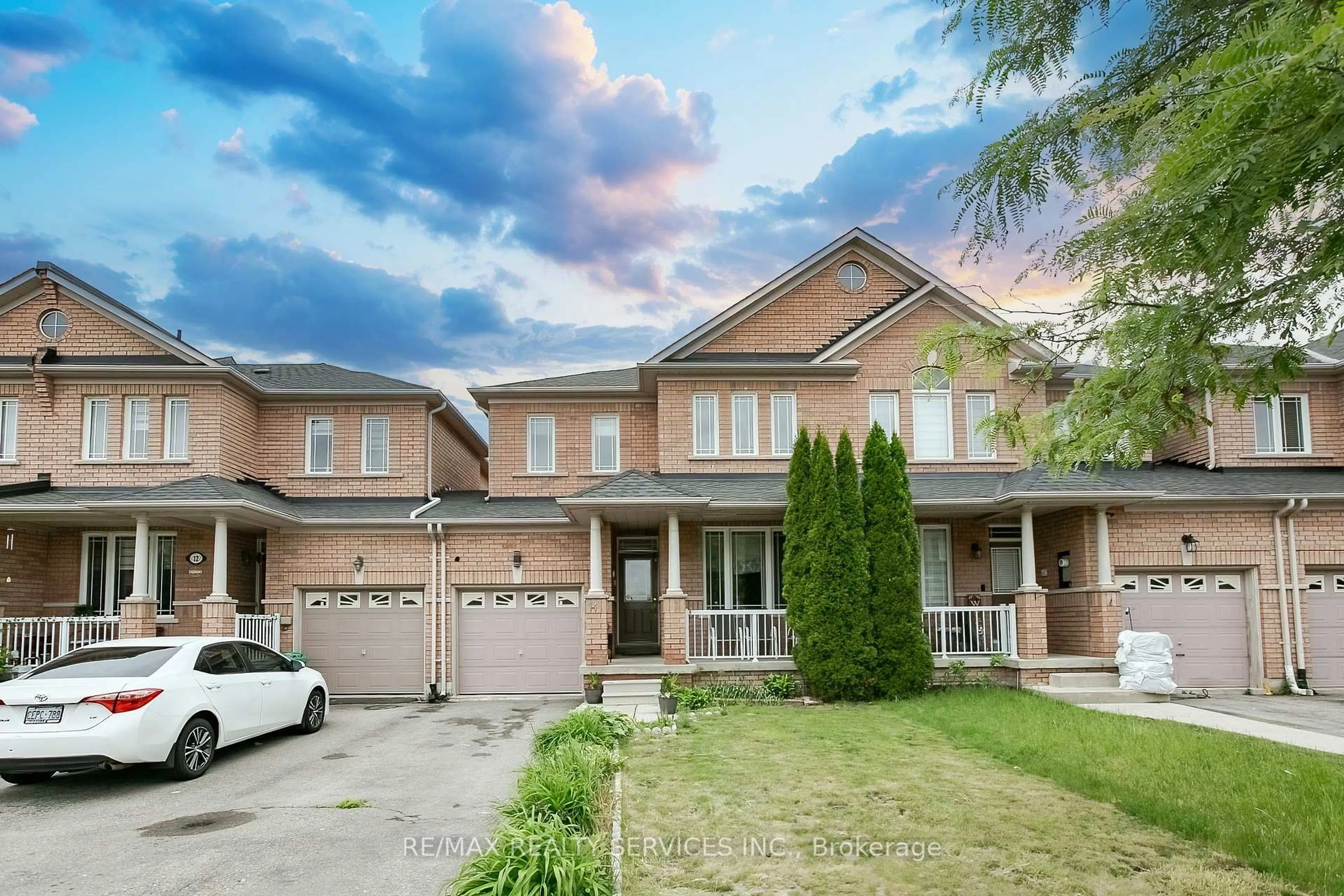 Home with brick exterior material, street for 14 Eaglefield Gate, Brampton Ontario L7A 3S2
