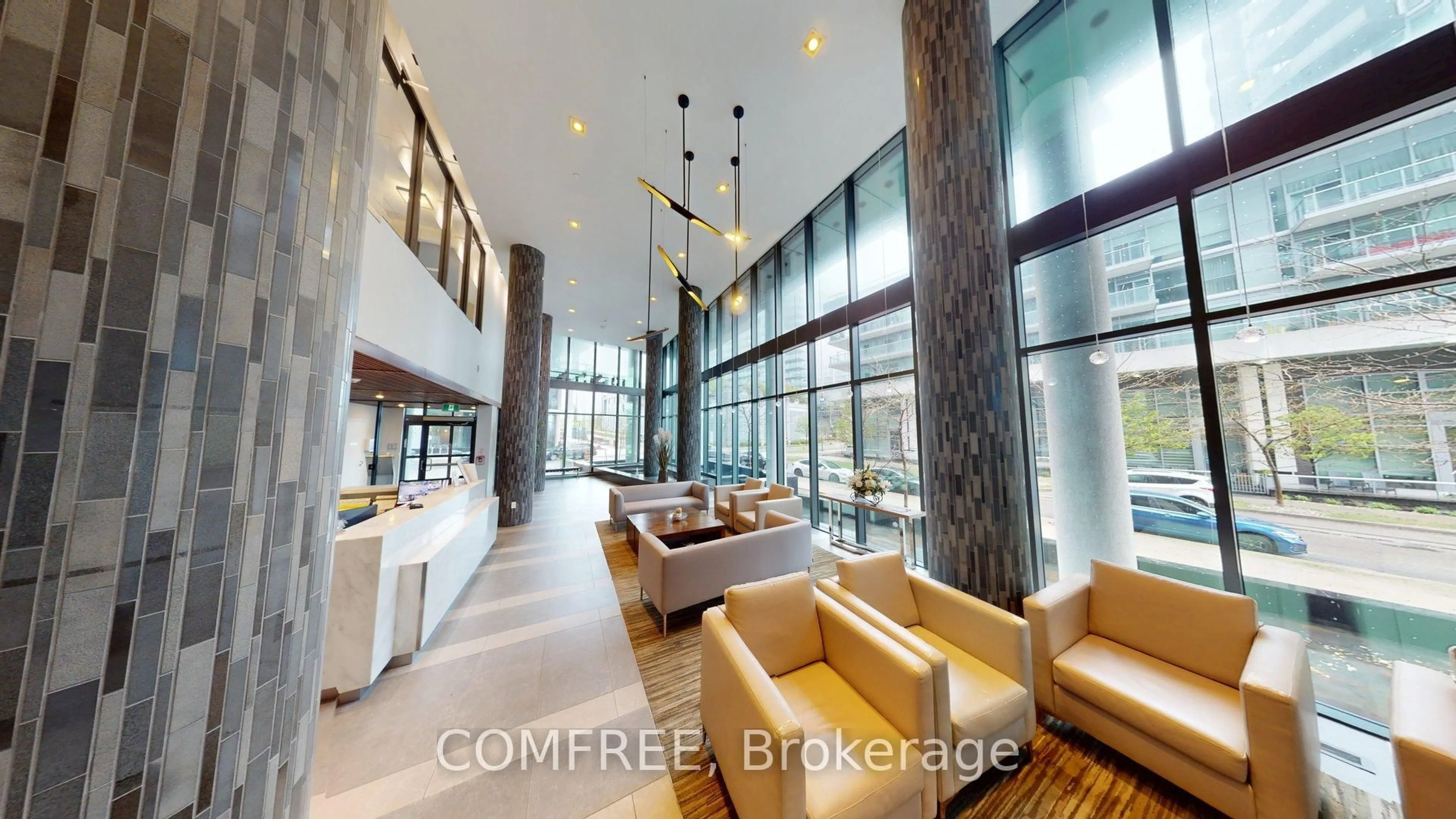 Lobby for 39 Annie Craig Dr #1502, Toronto Ontario M8V 0H1