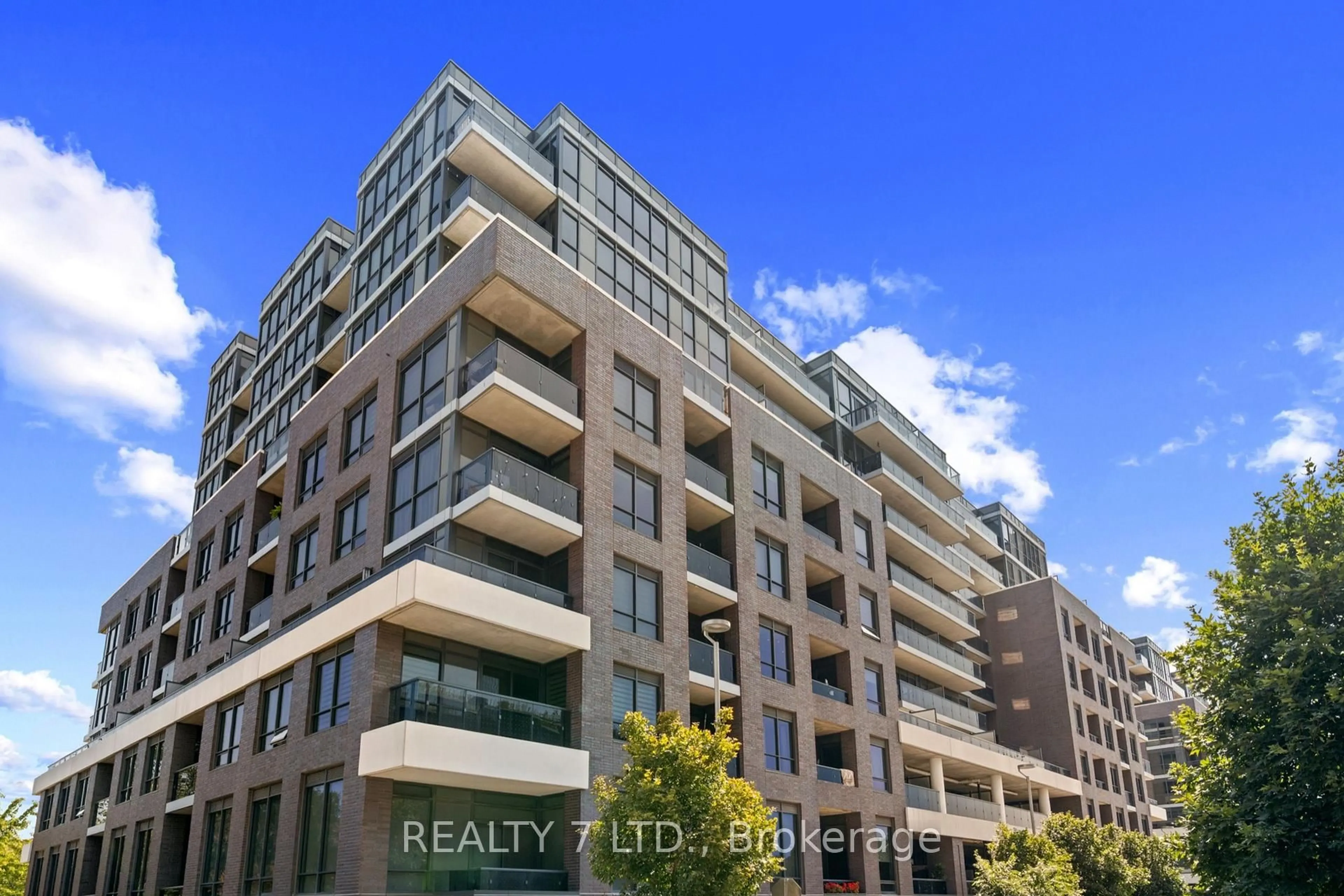 A pic from outside/outdoor area/front of a property/back of a property/a pic from drone, unknown for 26 Gibbs Rd #1033, Toronto Ontario M9B 0E3
