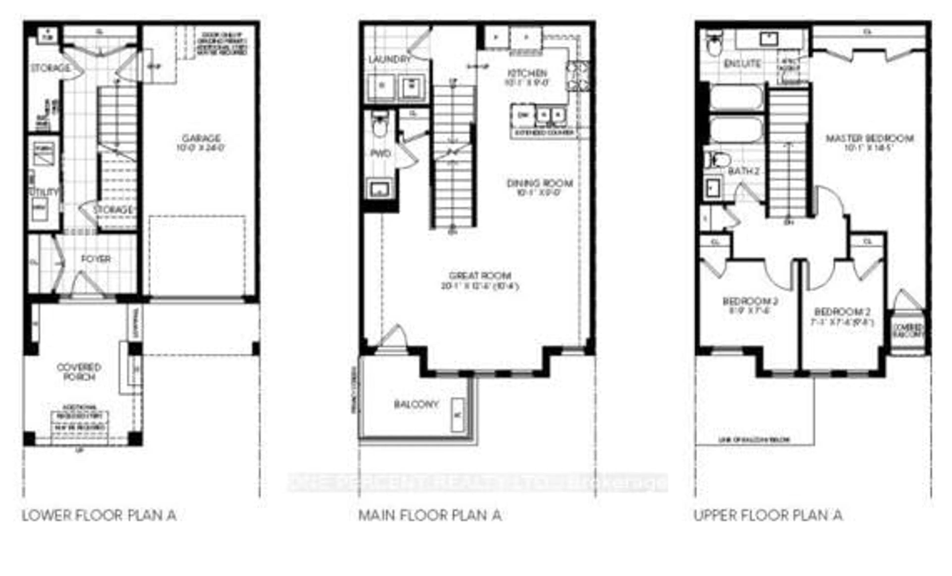 Floor plan for 387 Thimbleweed Crt, Milton Ontario L9E 1T3