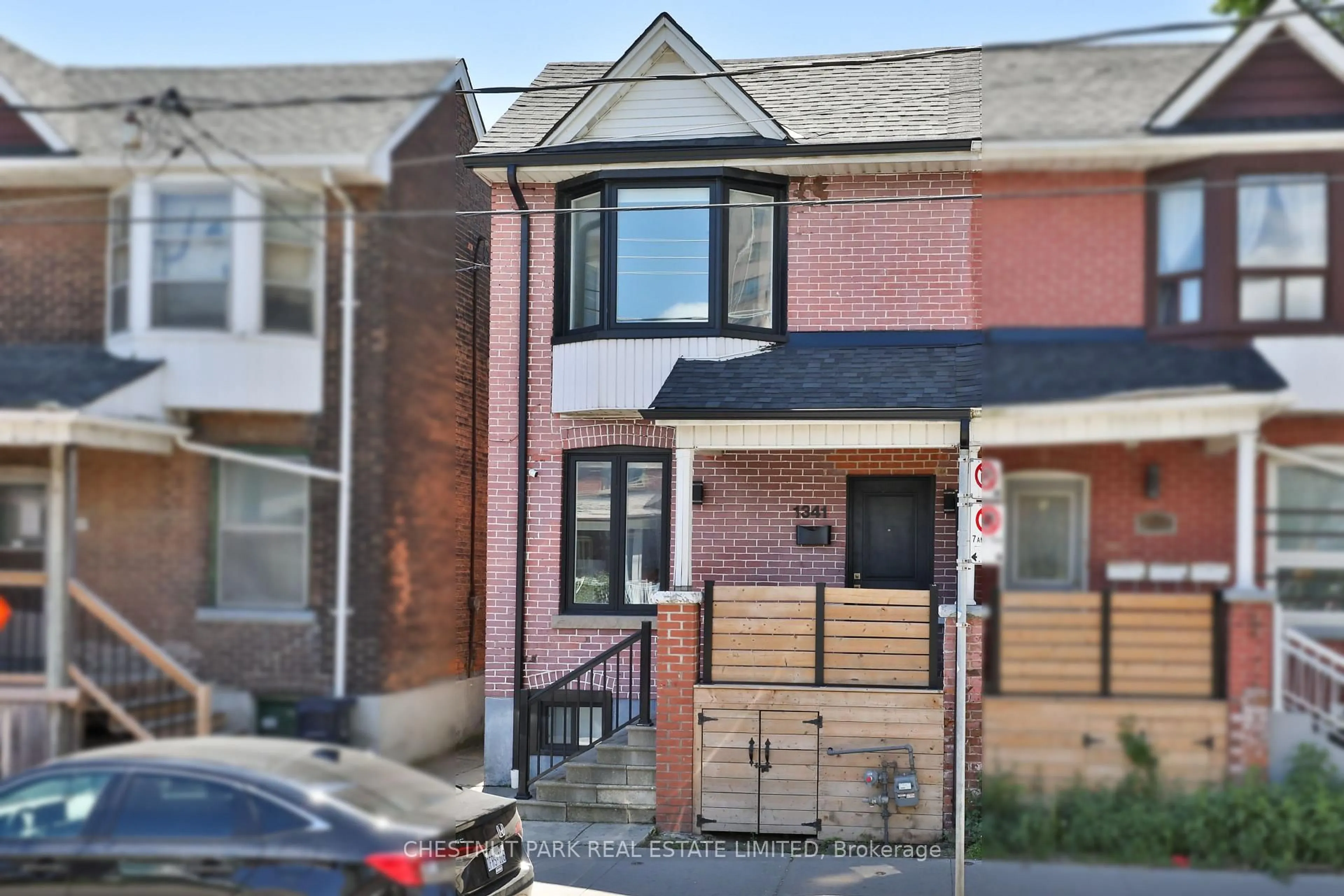 Home with brick exterior material, street for 1341 Dupont St, Toronto Ontario M6H 3P3