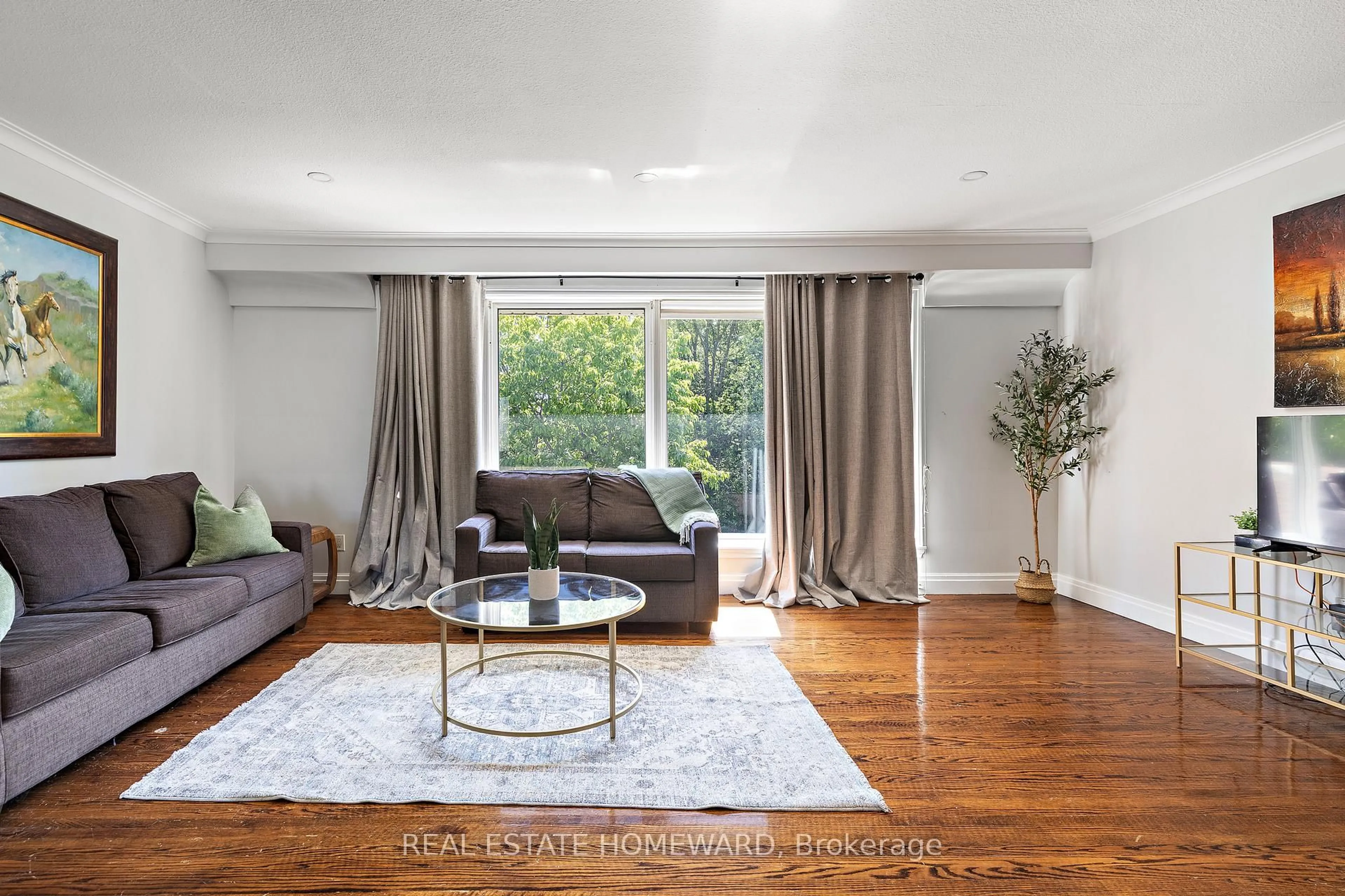 Living room with furniture, unknown for 85 Letchworth Cres, Toronto Ontario M3M 1Z1