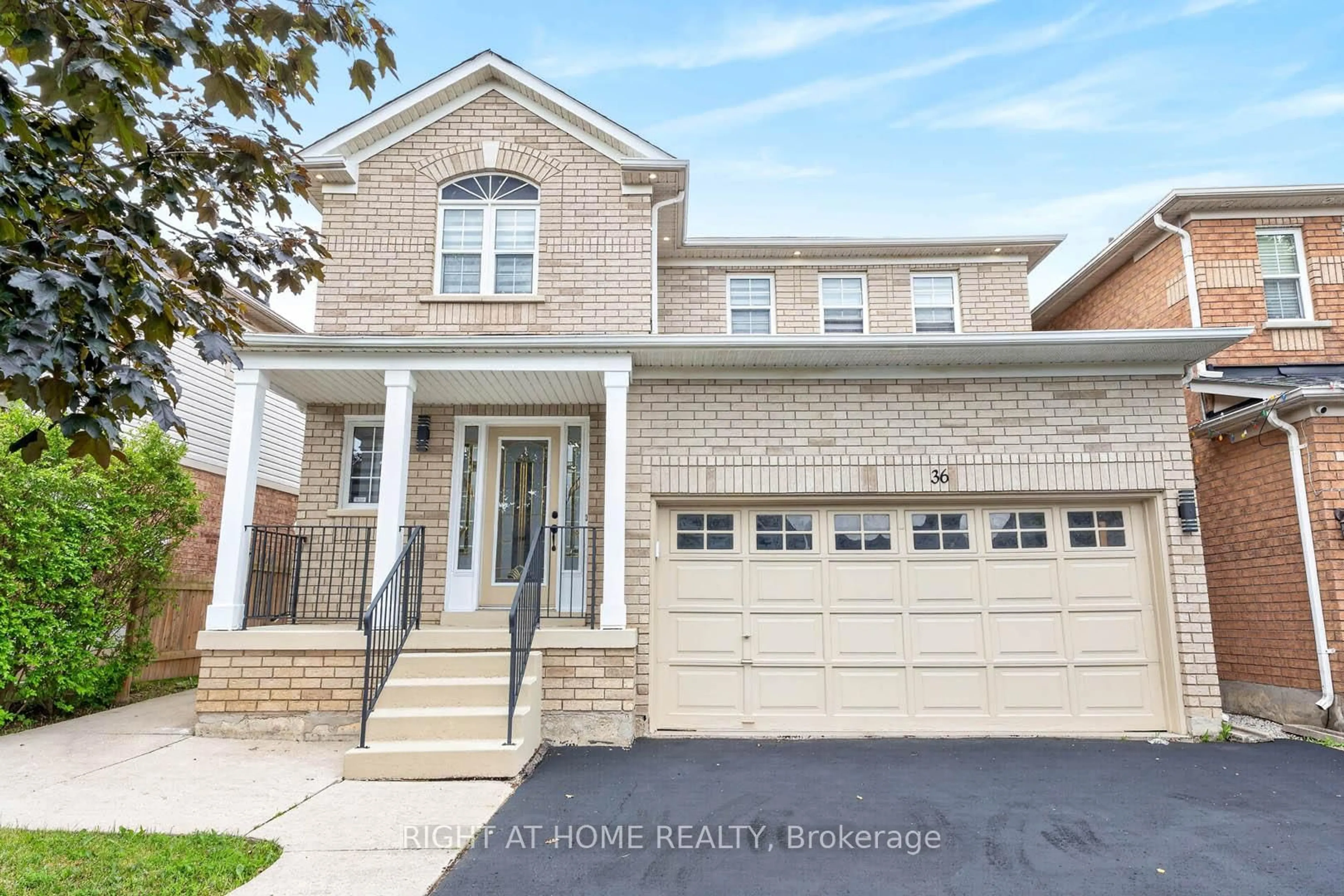 Home with brick exterior material, street for 36 Earlsbridge Blvd, Brampton Ontario L7A 2L8