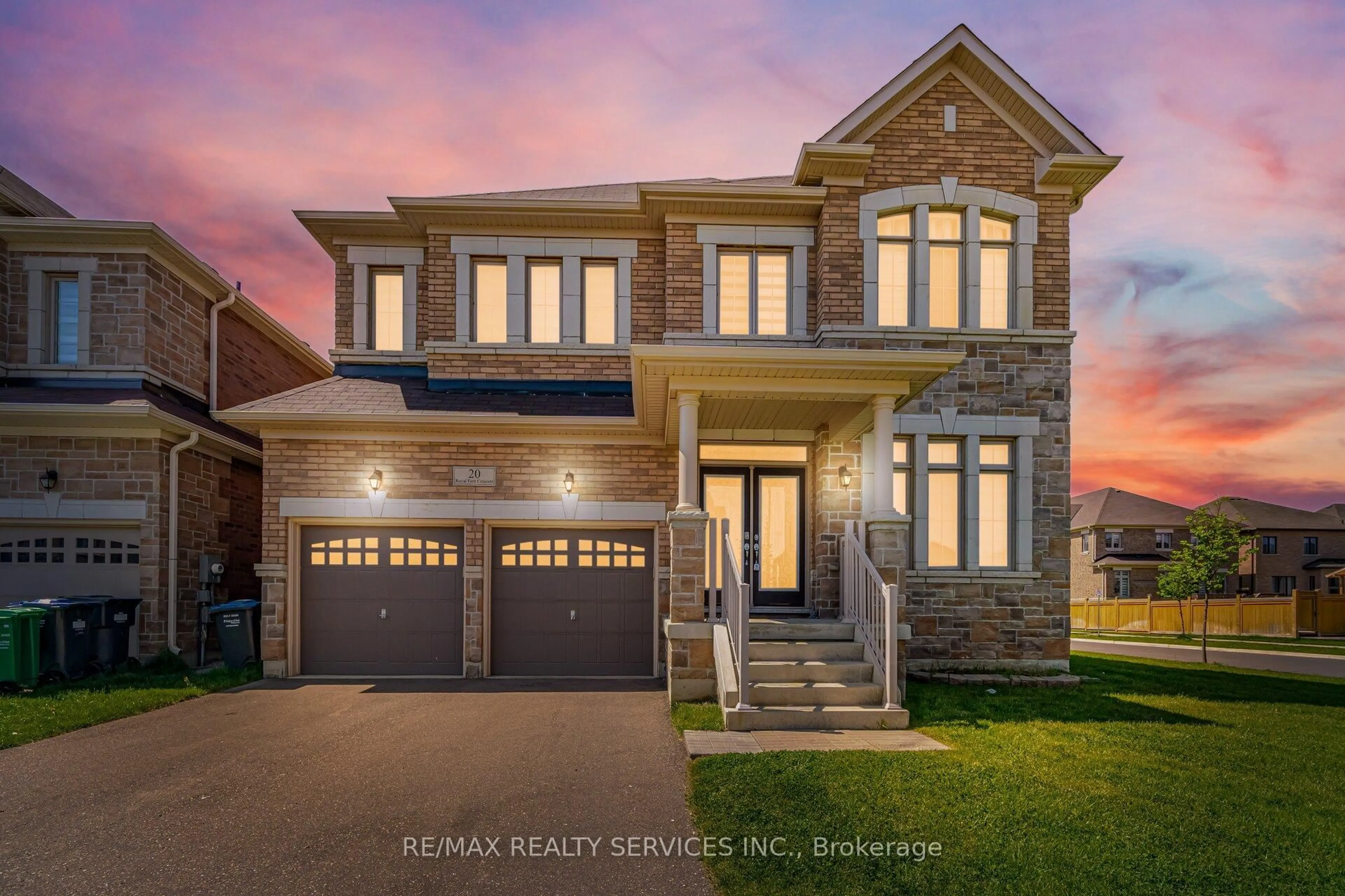 Home with brick exterior material, street for 20 Royal Fern Cres, Caledon Ontario L7C 4G7