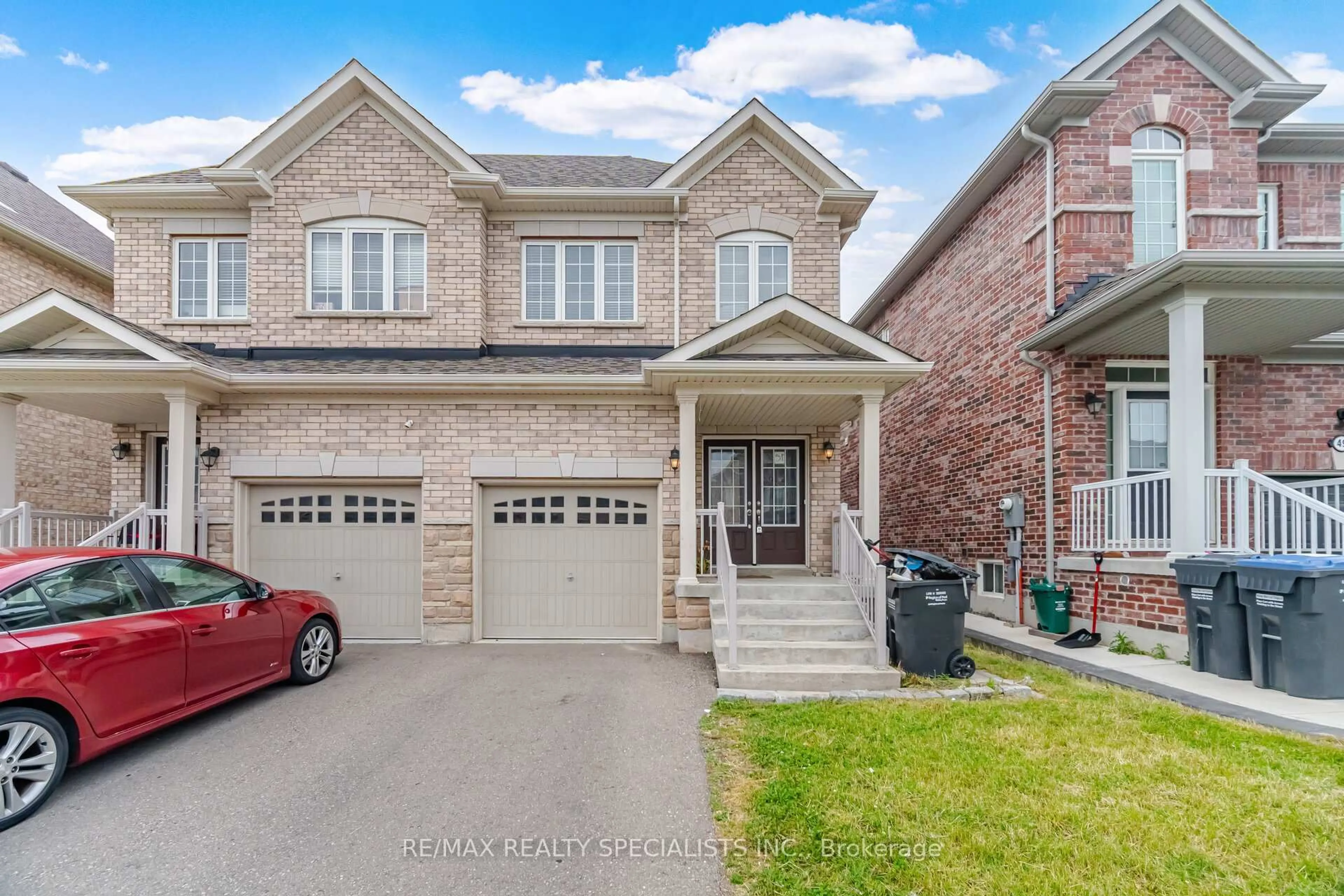 Home with brick exterior material, street for 51 Frenchpark Circ, Brampton Ontario L6X 0Y6