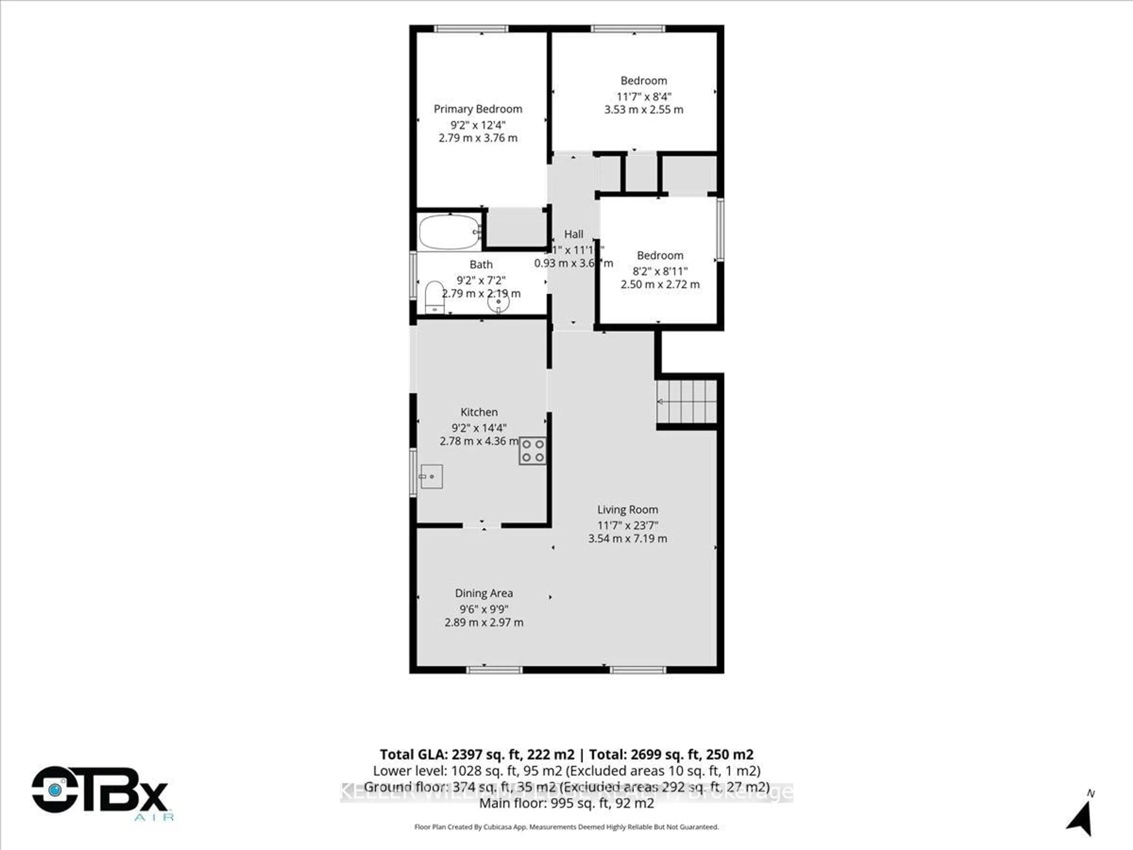 Floor plan for 668 Bridle Wood, Burlington Ontario L7L 4E1