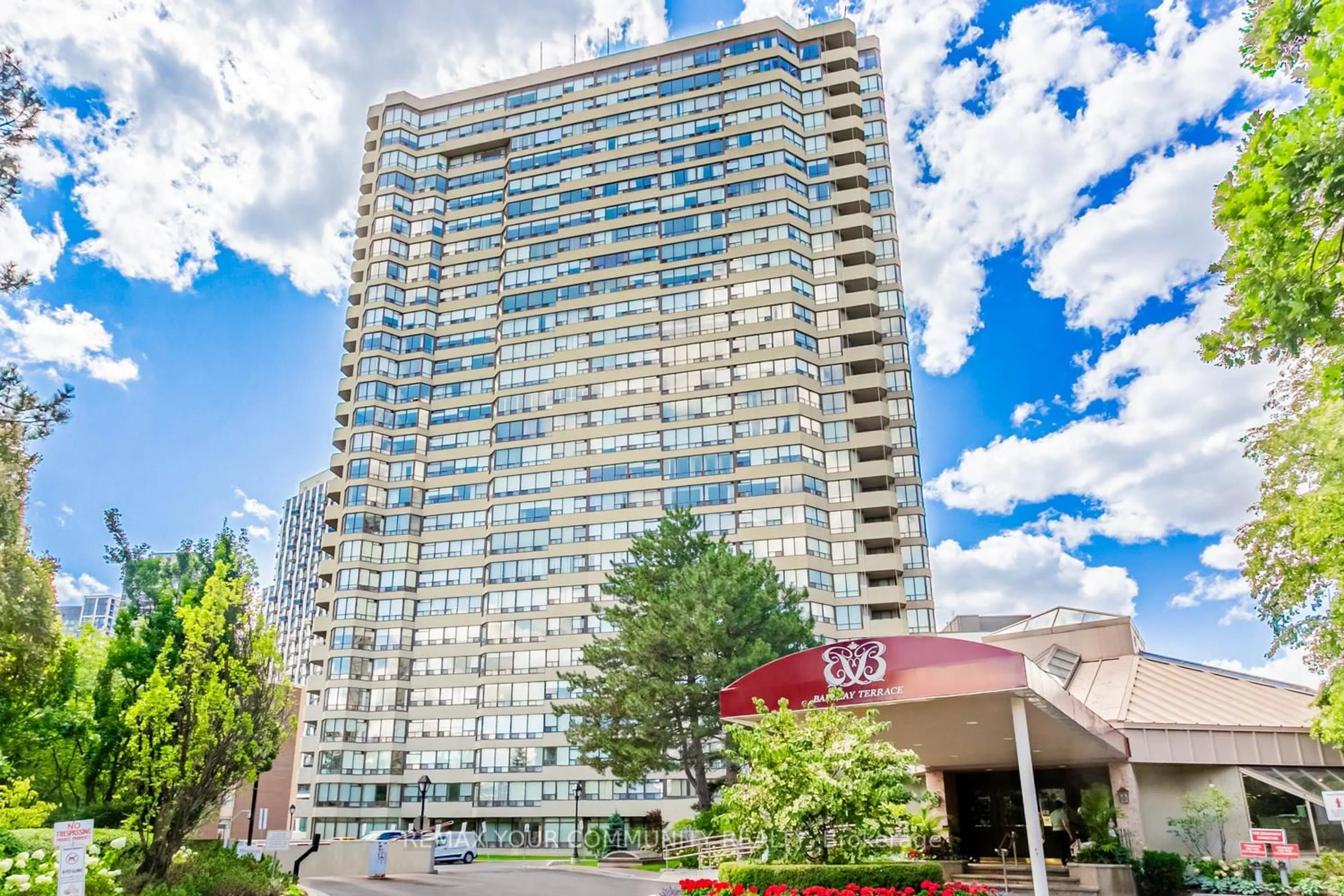Patio, building for 1300 Islington Ave #1804, Toronto Ontario M9A 5C4