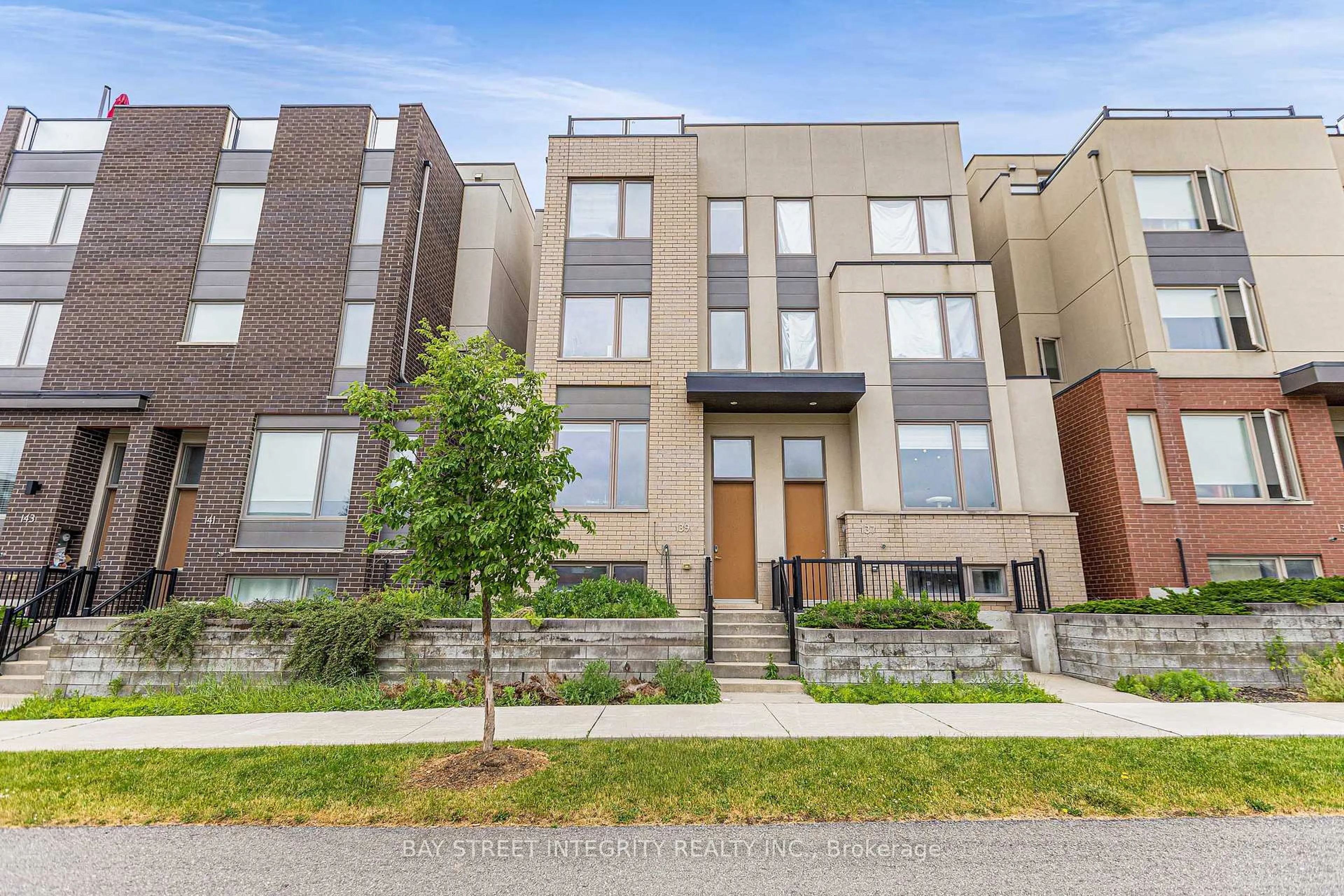 Home with brick exterior material, street for 139 Stanley Greene Blvd, Toronto Ontario M3K 0A7