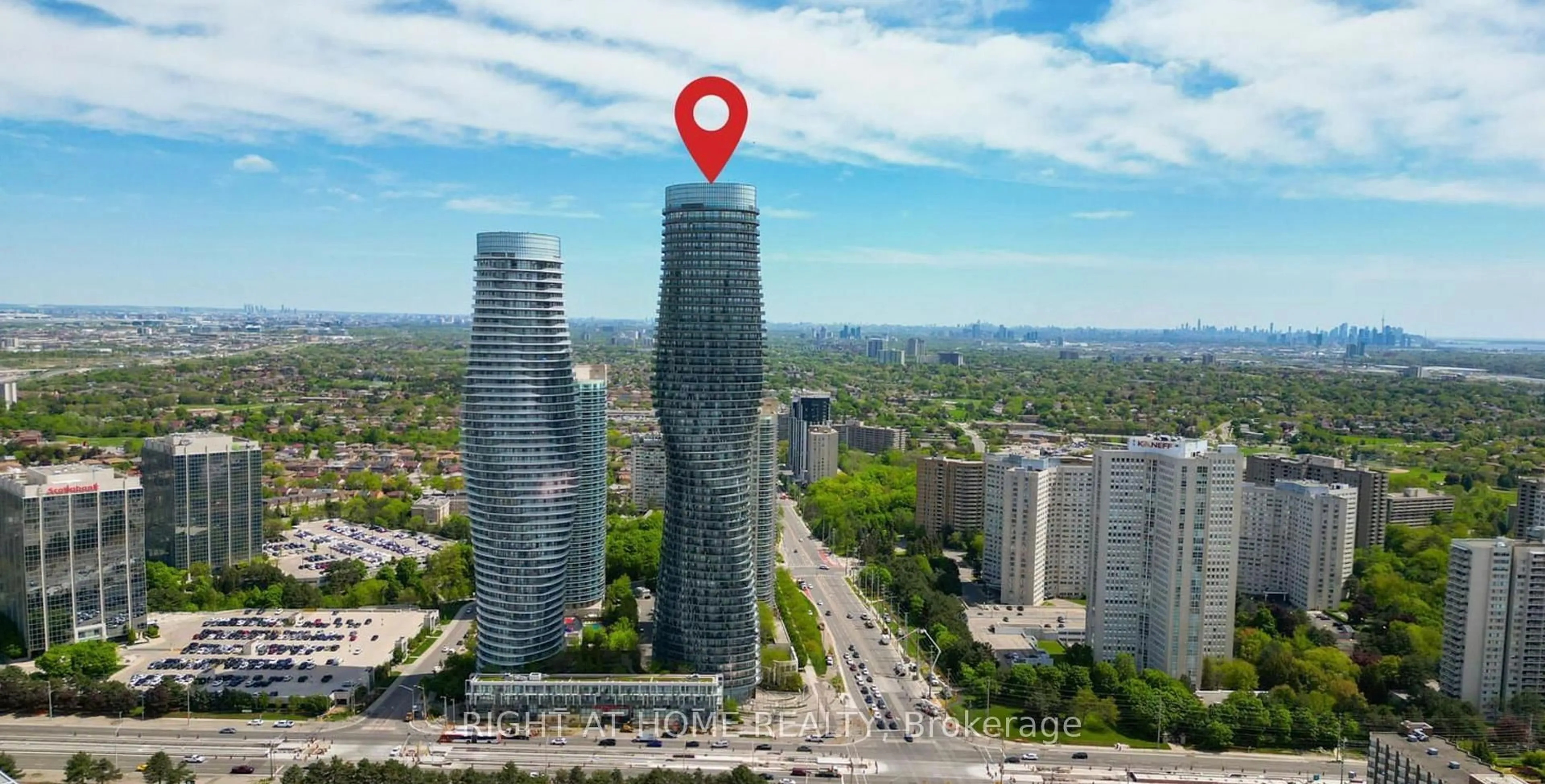 Picture of a map for 60 Absolute Ave #3506, Mississauga Ontario L4Z 0A9