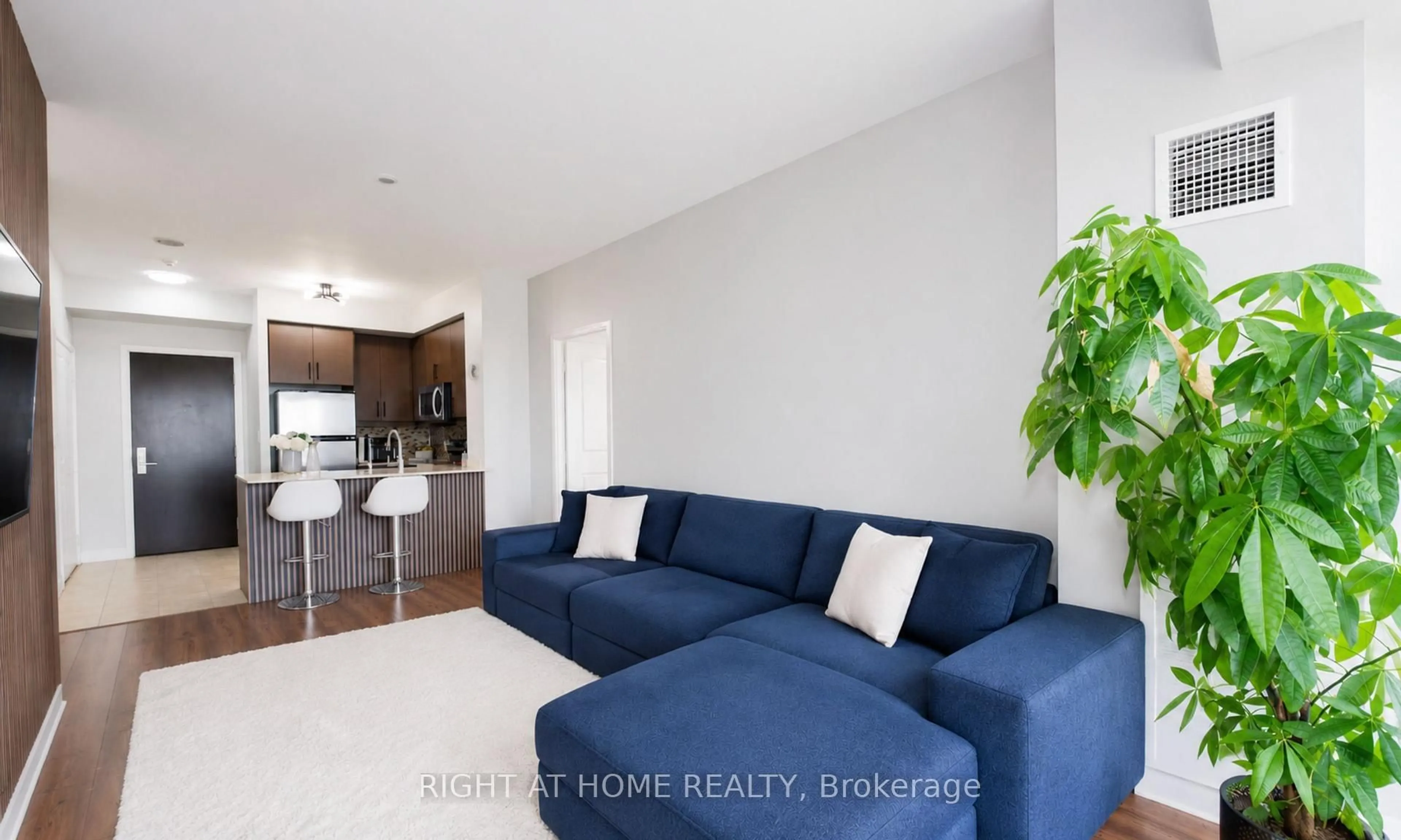 Living room with furniture, unknown for 60 Absolute Ave #3506, Mississauga Ontario L4Z 0A9