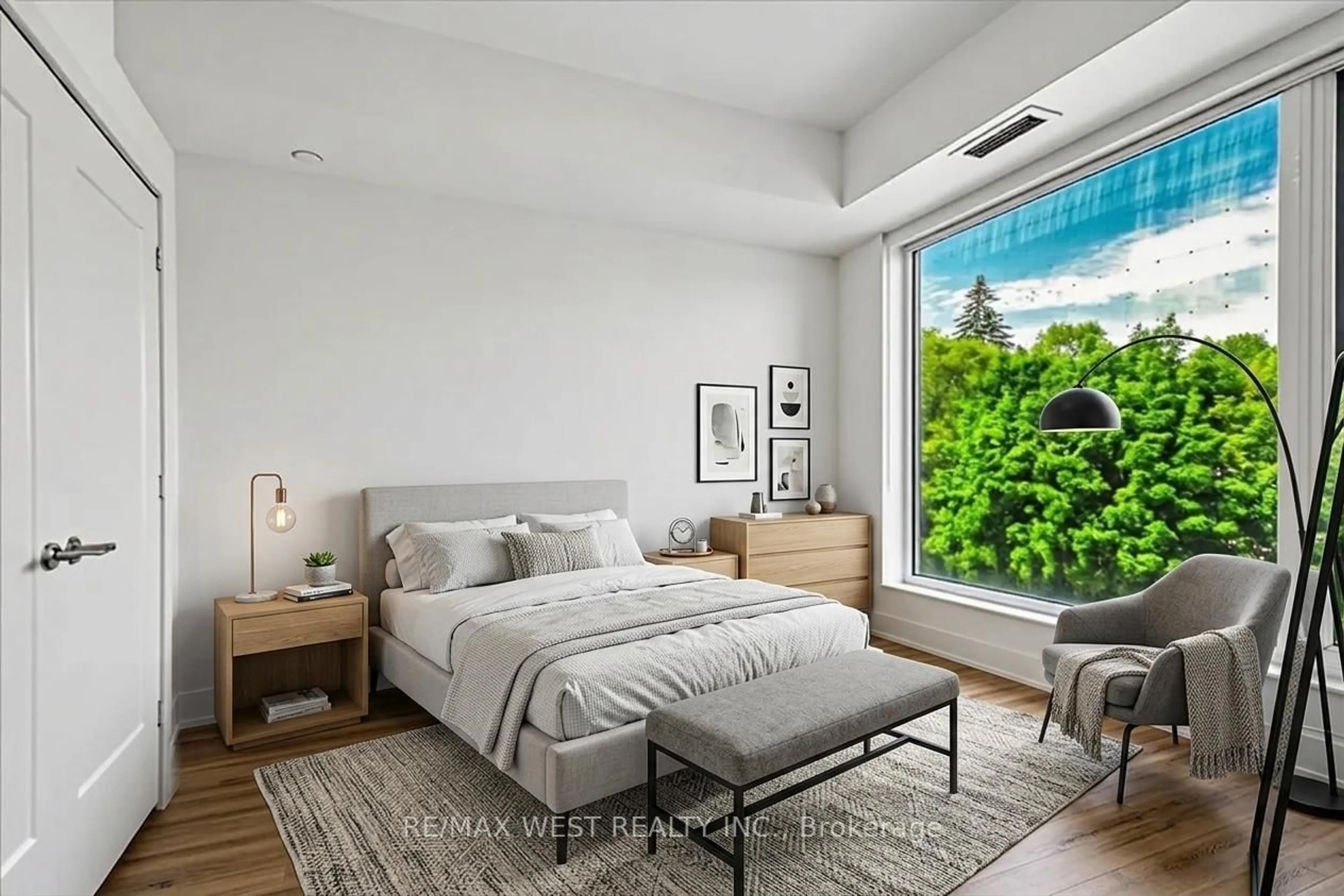 Bedroom with bed, unknown for 259 The Kingsway #210, Toronto Ontario M9A 3T6