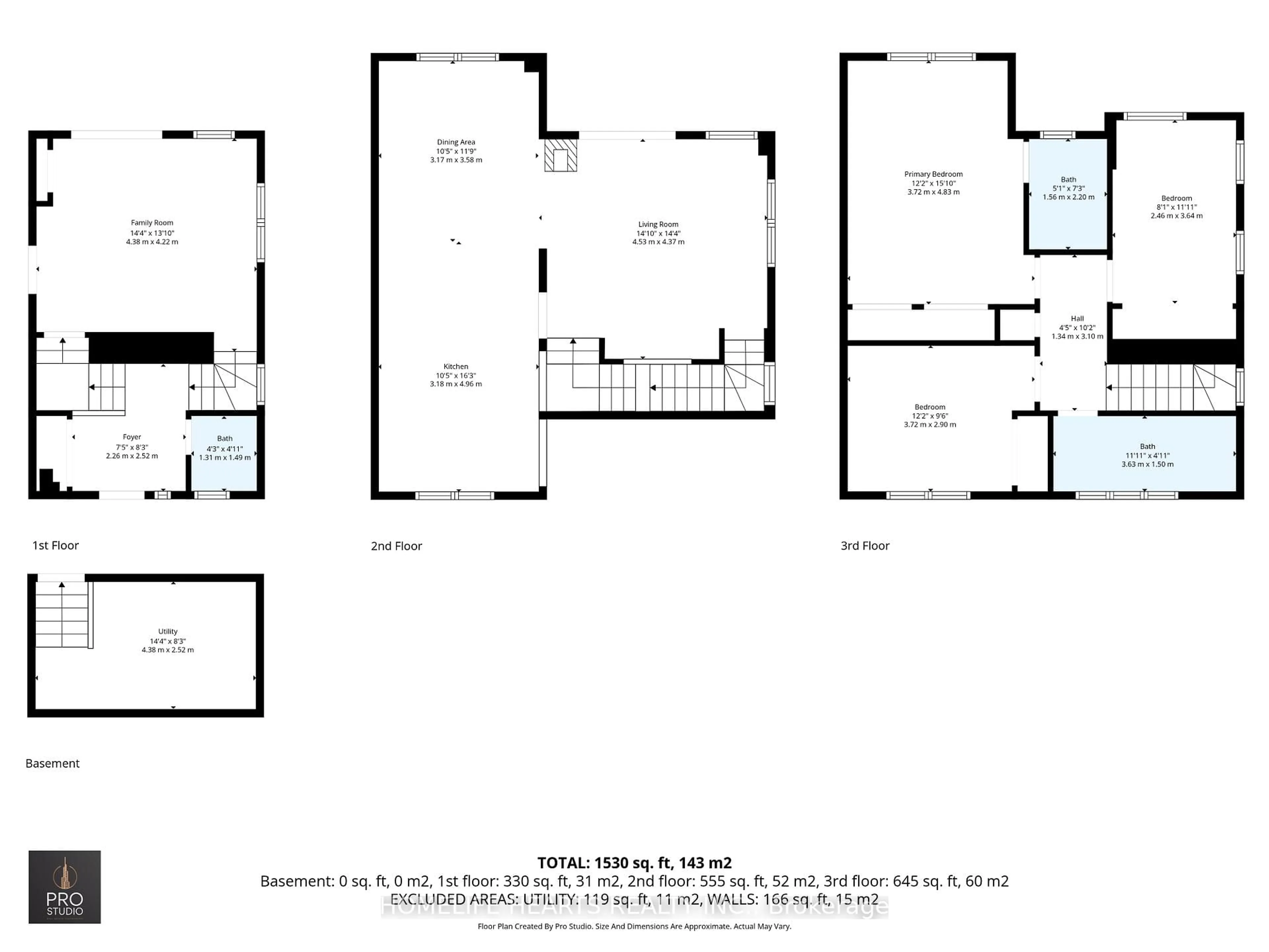 Floor plan for 7105 Branigan Gate #62, Mississauga Ontario L5N 7S2