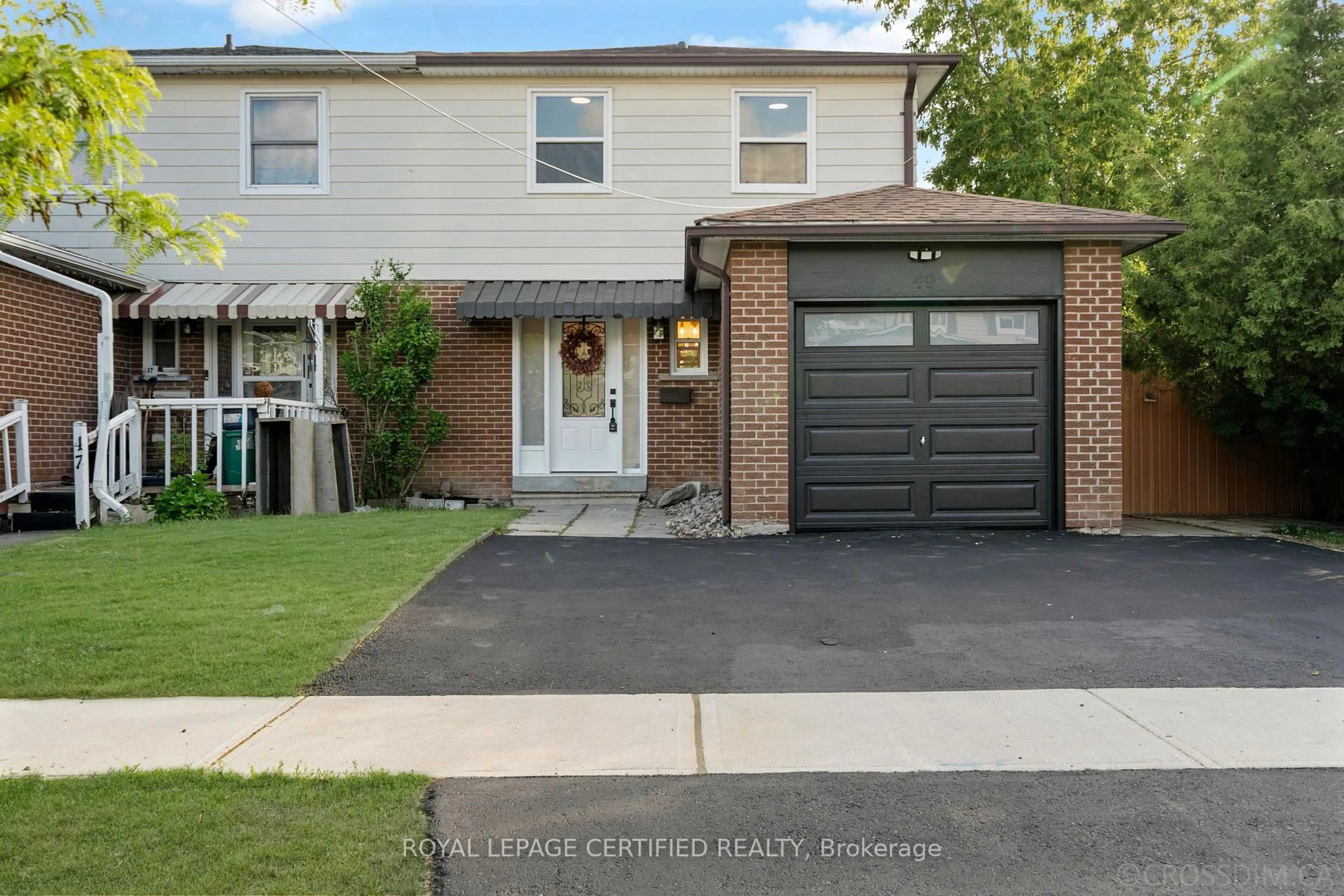 Home with brick exterior material, street for 49 Skegby Rd, Brampton Ontario L6V 2T8