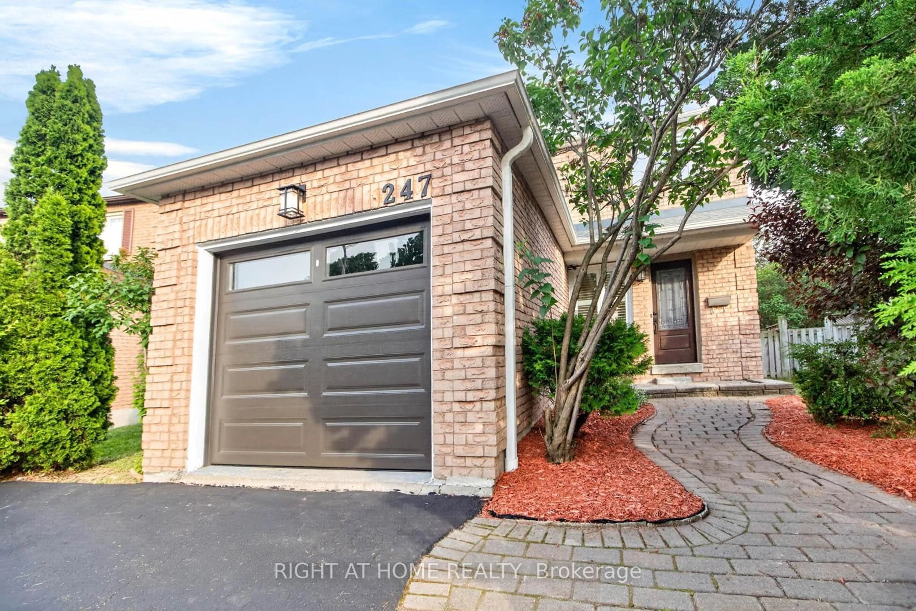 Home with brick exterior material, street for 247 Glenn Hawthorne Blvd, Mississauga Ontario L5R 2M5