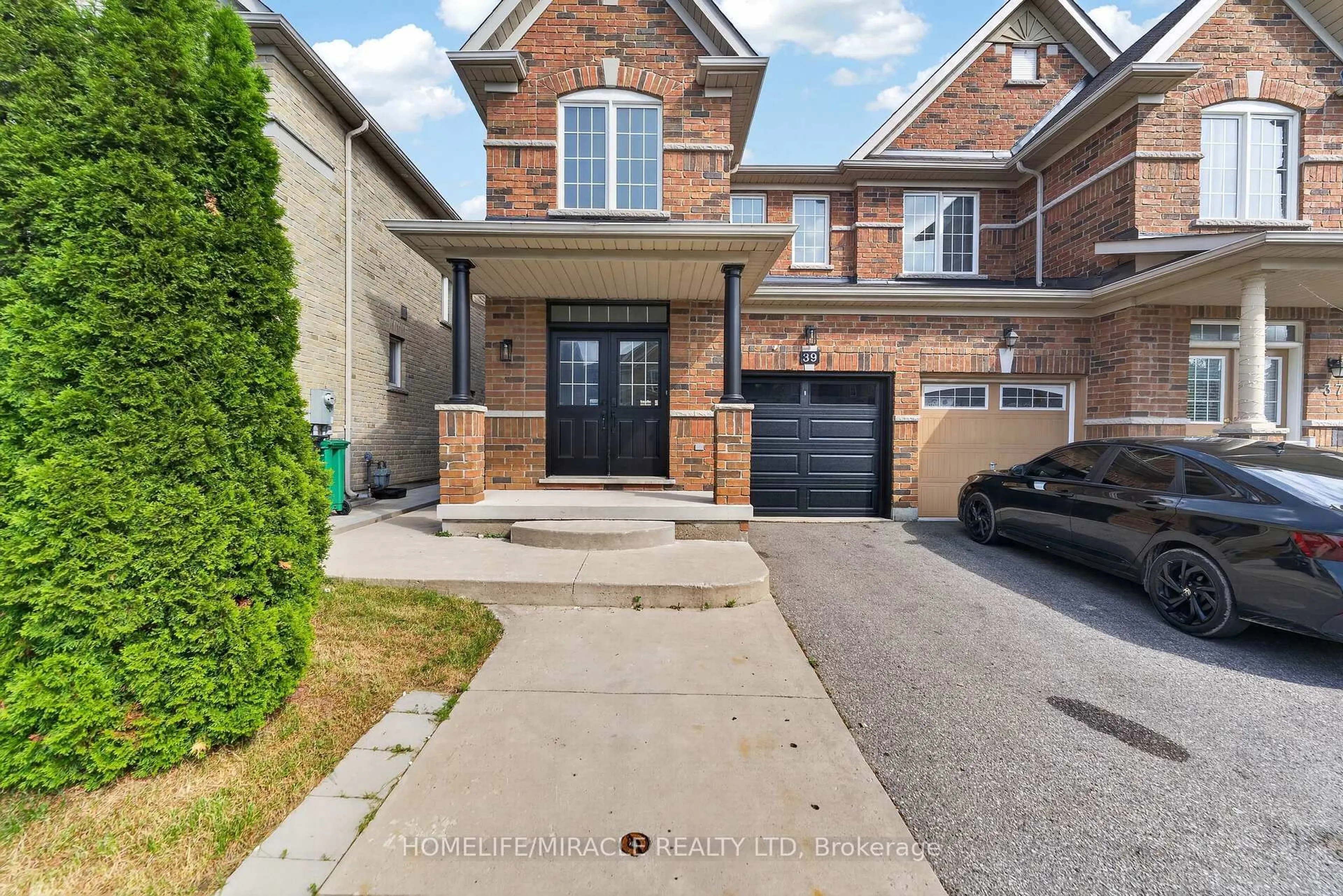 Home with brick exterior material, street for 39 Matthew Harrison St, Brampton Ontario L6P 3H3