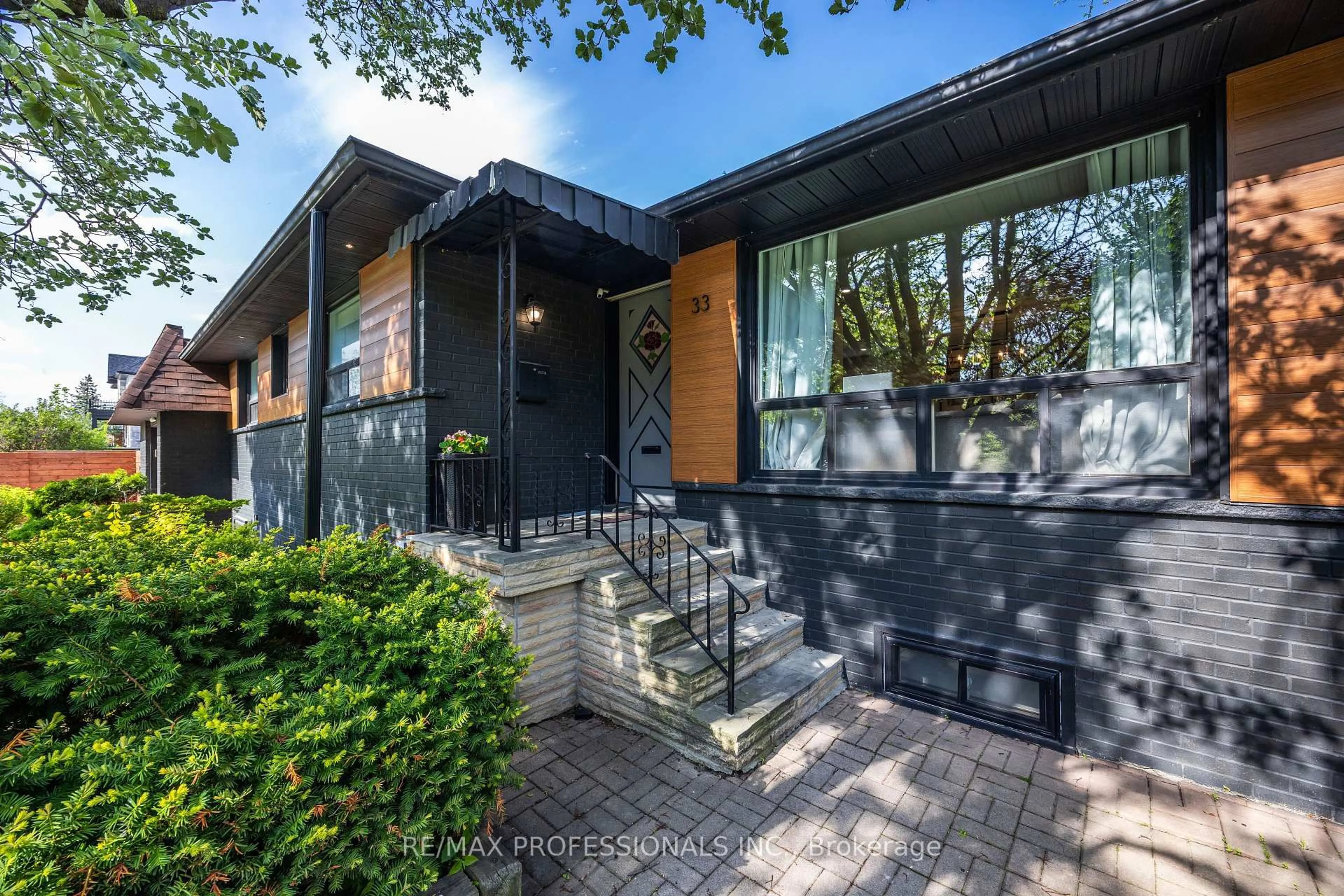 Home with brick exterior material, street for 33 Brampton Rd, Toronto Ontario M9R 3J3