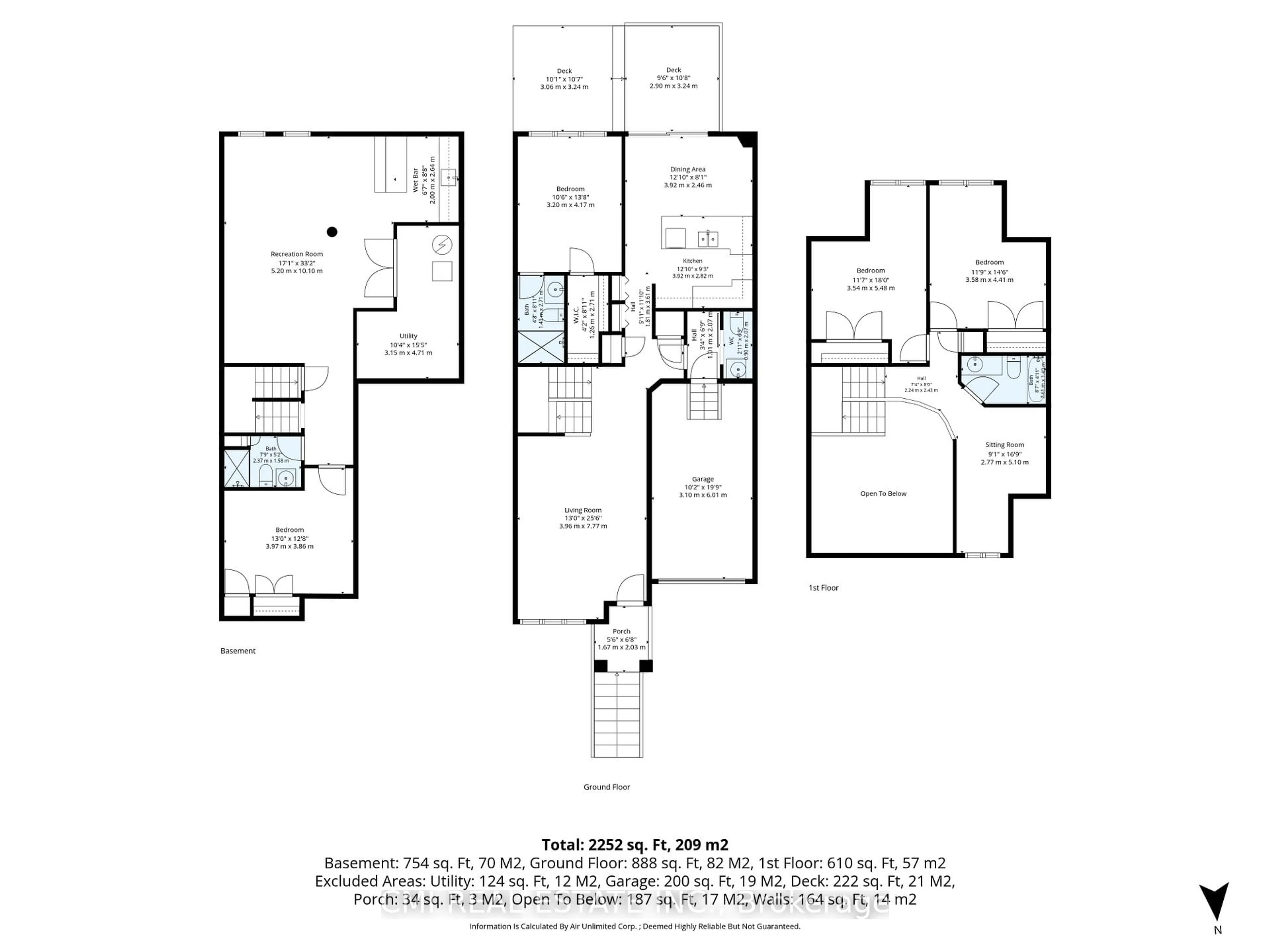 Floor plan for 56 Seedhouse Rd #83, Brampton Ontario L6R 3Z5
