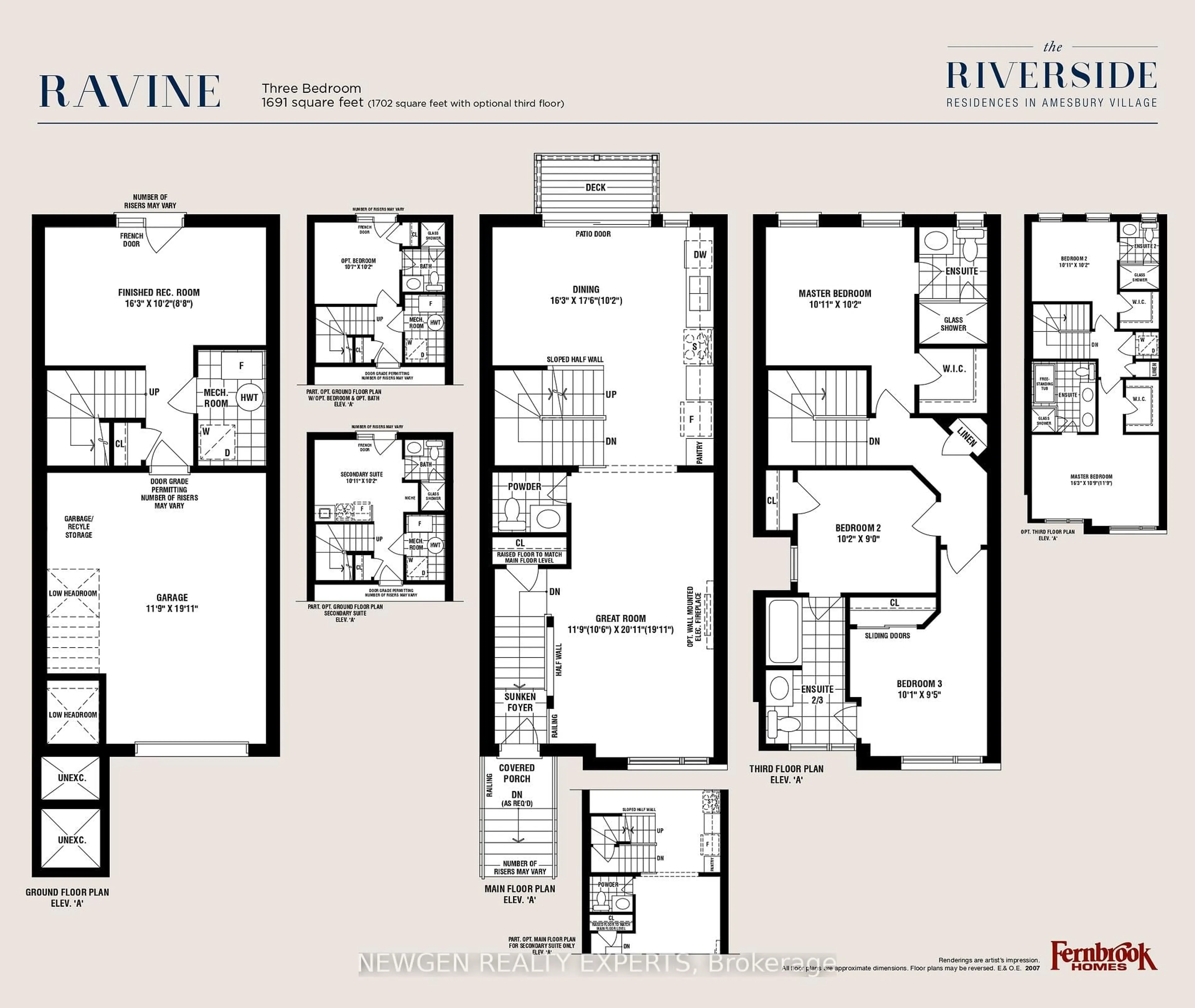 Floor plan for 14 Wild Rose Gdns, Toronto Ontario M6L 0A5