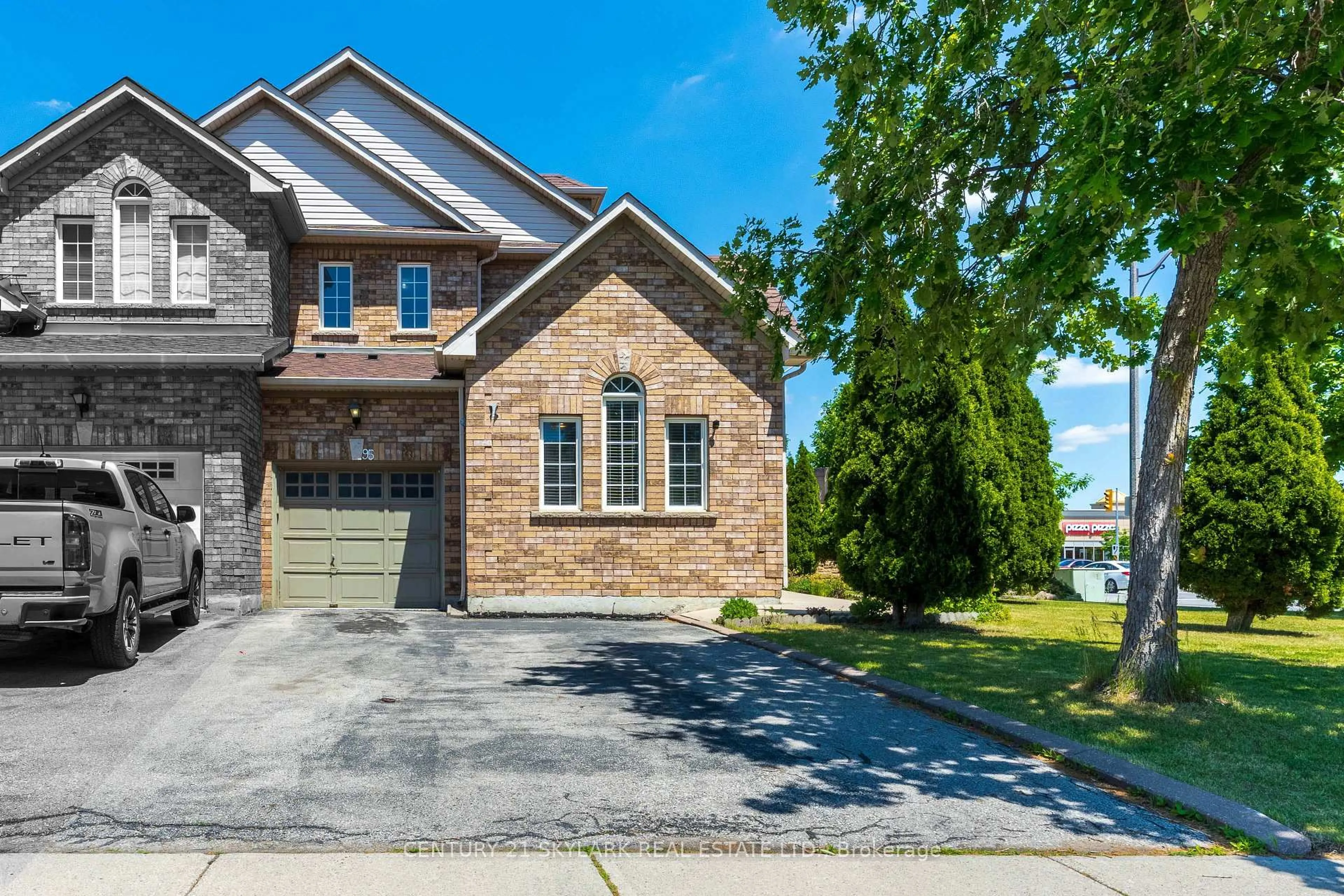 Home with brick exterior material, street for 95 Via Romano Way, Brampton Ontario L6P 1P3