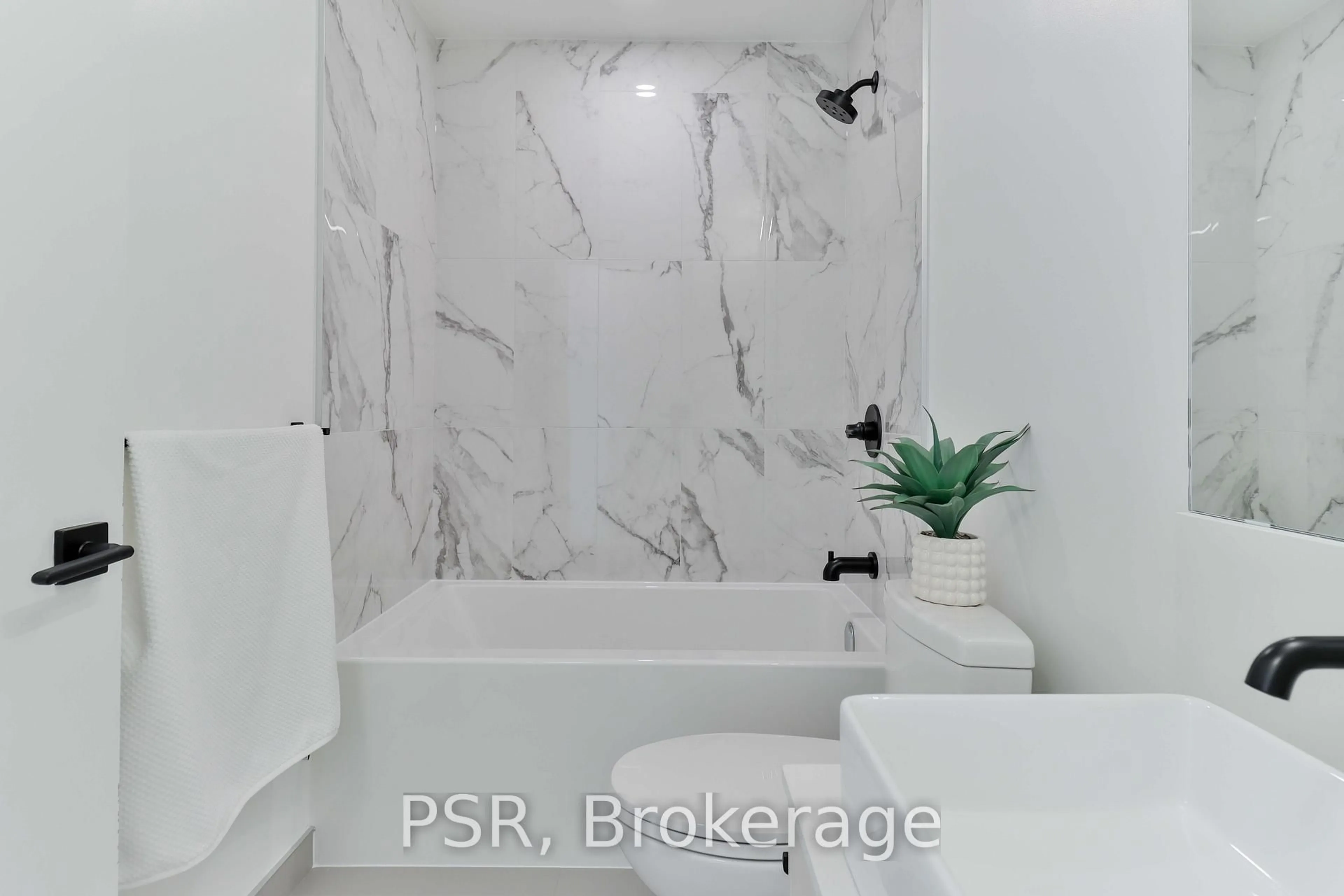 Contemporary bathroom, ceramic/tile floor for 1285 Dupont St #2402, Toronto Ontario M6H 0E3