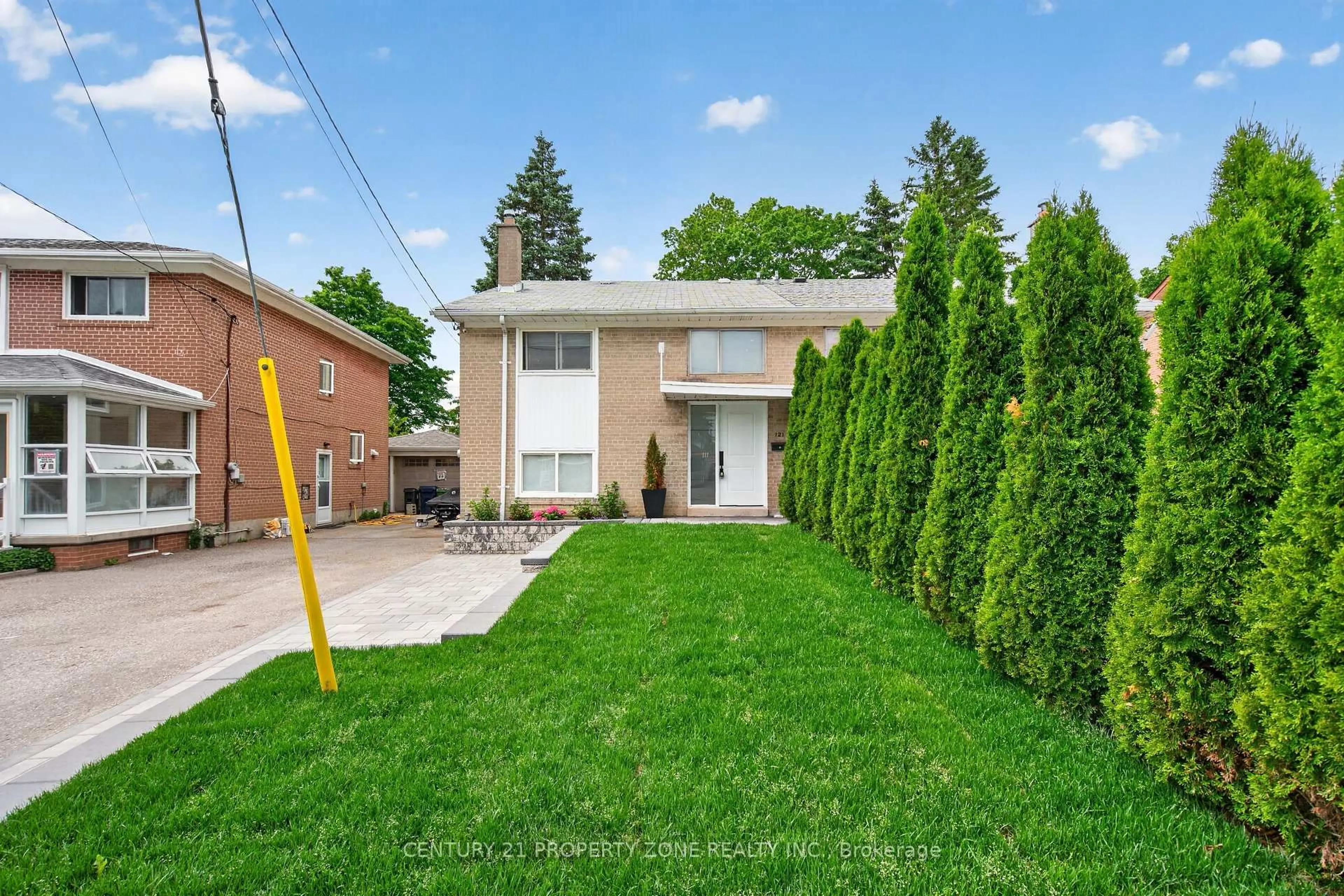 Home with brick exterior material, street for 121 Saint Lucie Dr, Toronto Ontario M9M 1T4
