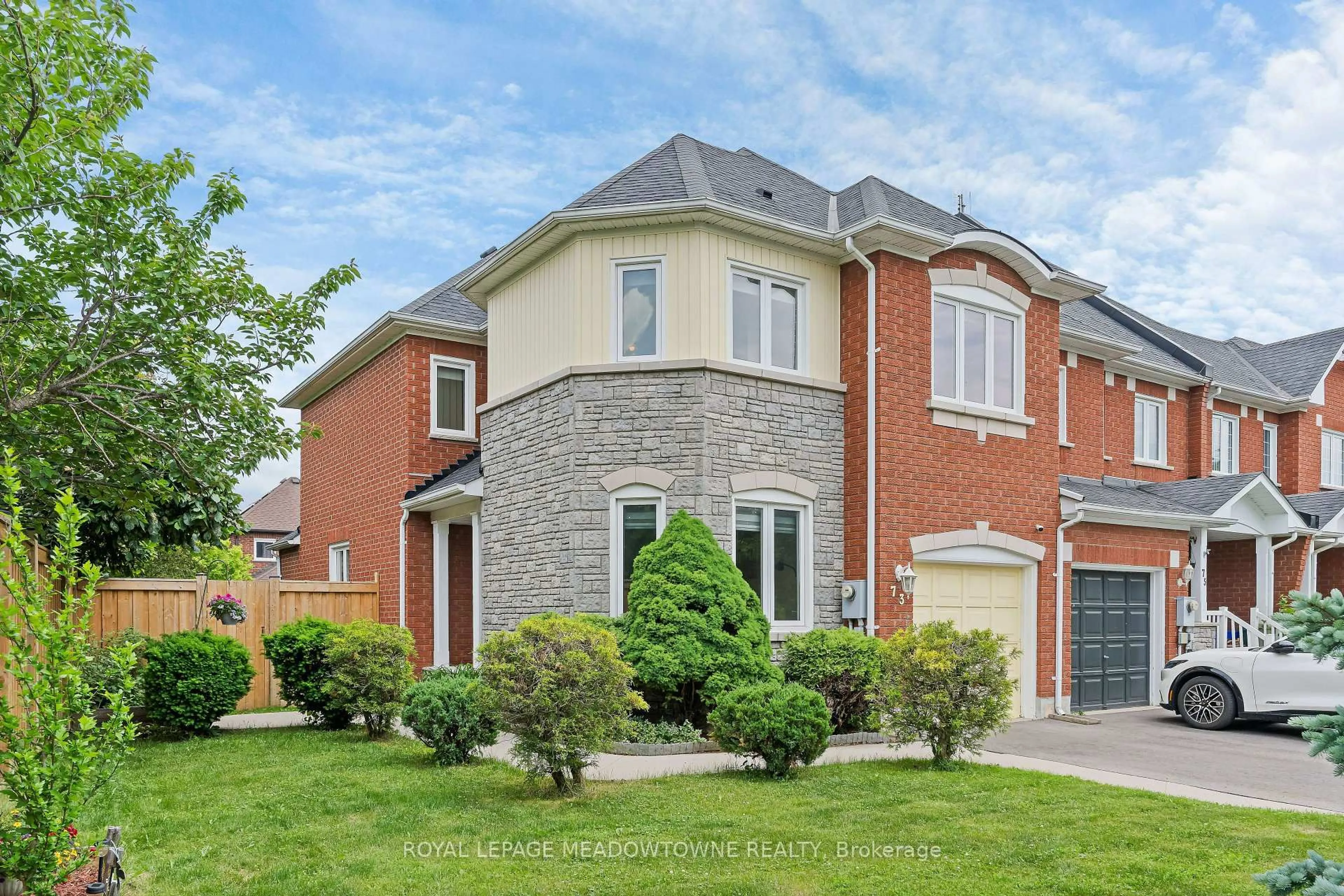 Home with brick exterior material, street for 73 James Young Dr, Halton Hills Ontario L7G 5S5
