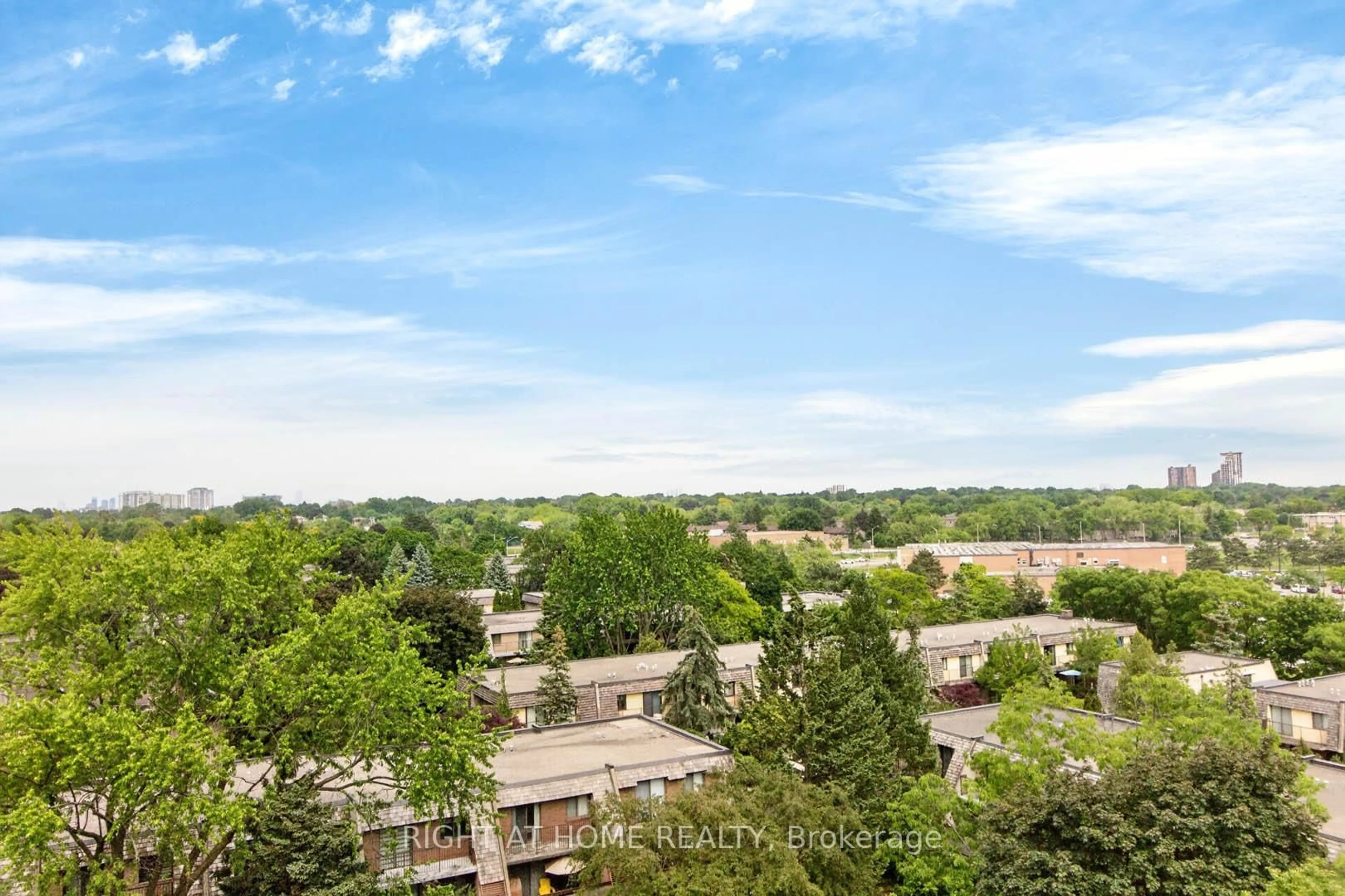 A pic from outside/outdoor area/front of a property/back of a property/a pic from drone, city buildings view from balcony for 1320 Mississauga Valley Blvd #806, Mississauga Ontario L5A 3S9