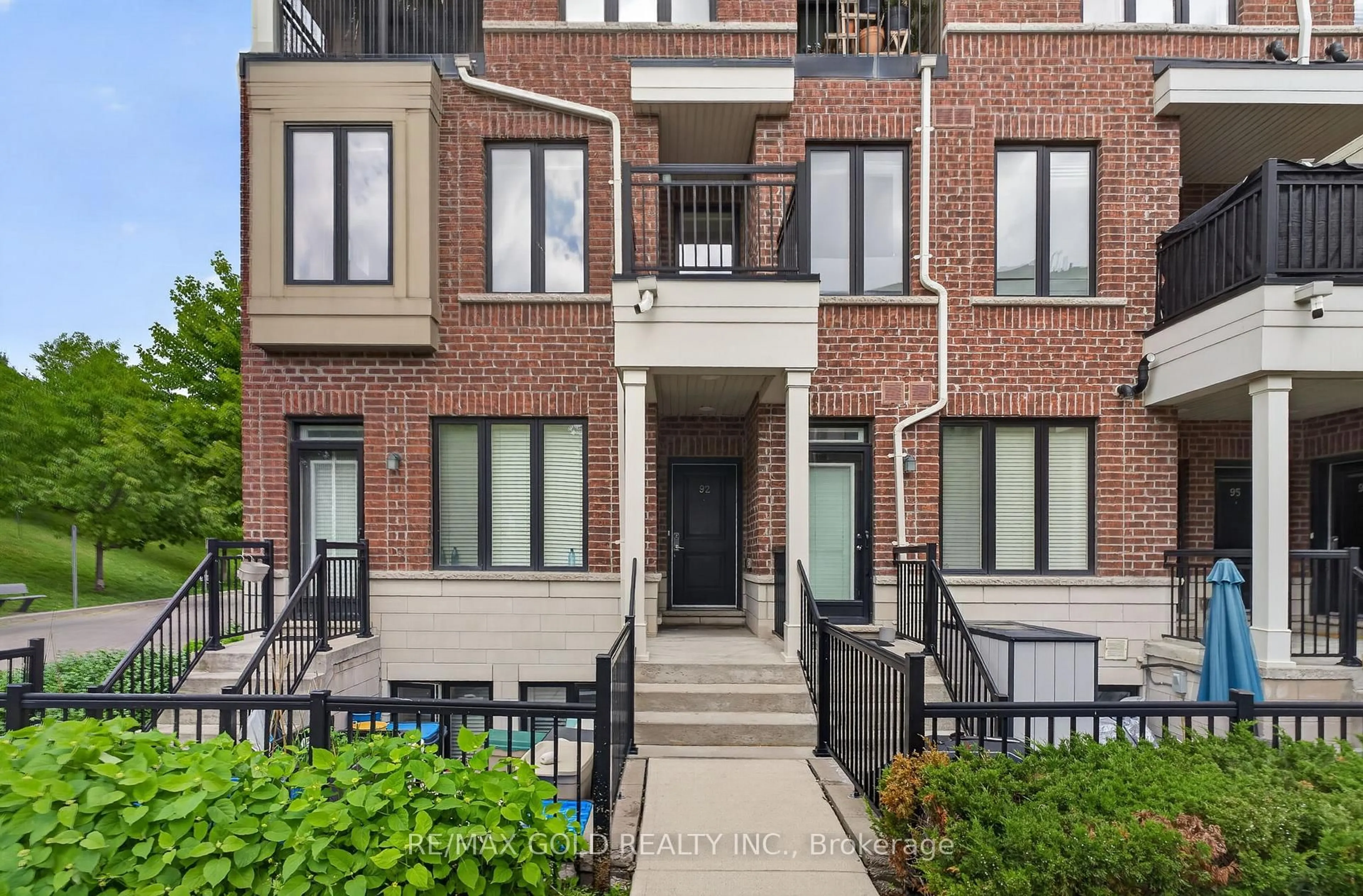 Home with brick exterior material, street for 30 Carnation Ave #92, Toronto Ontario M8V 0B8