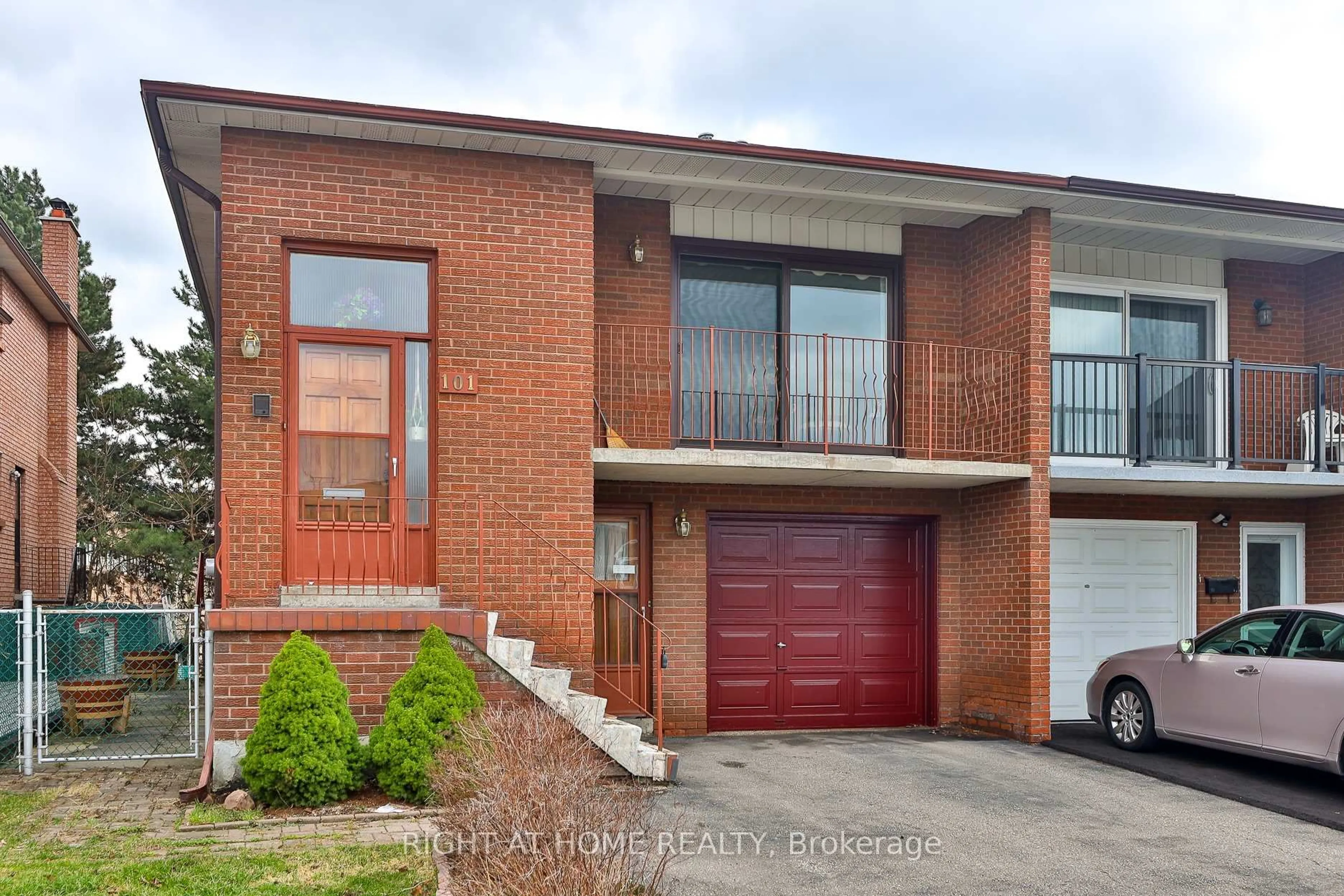 Home with brick exterior material, street for 101 Benjamin Boake Tr, Toronto Ontario M3J 3C8