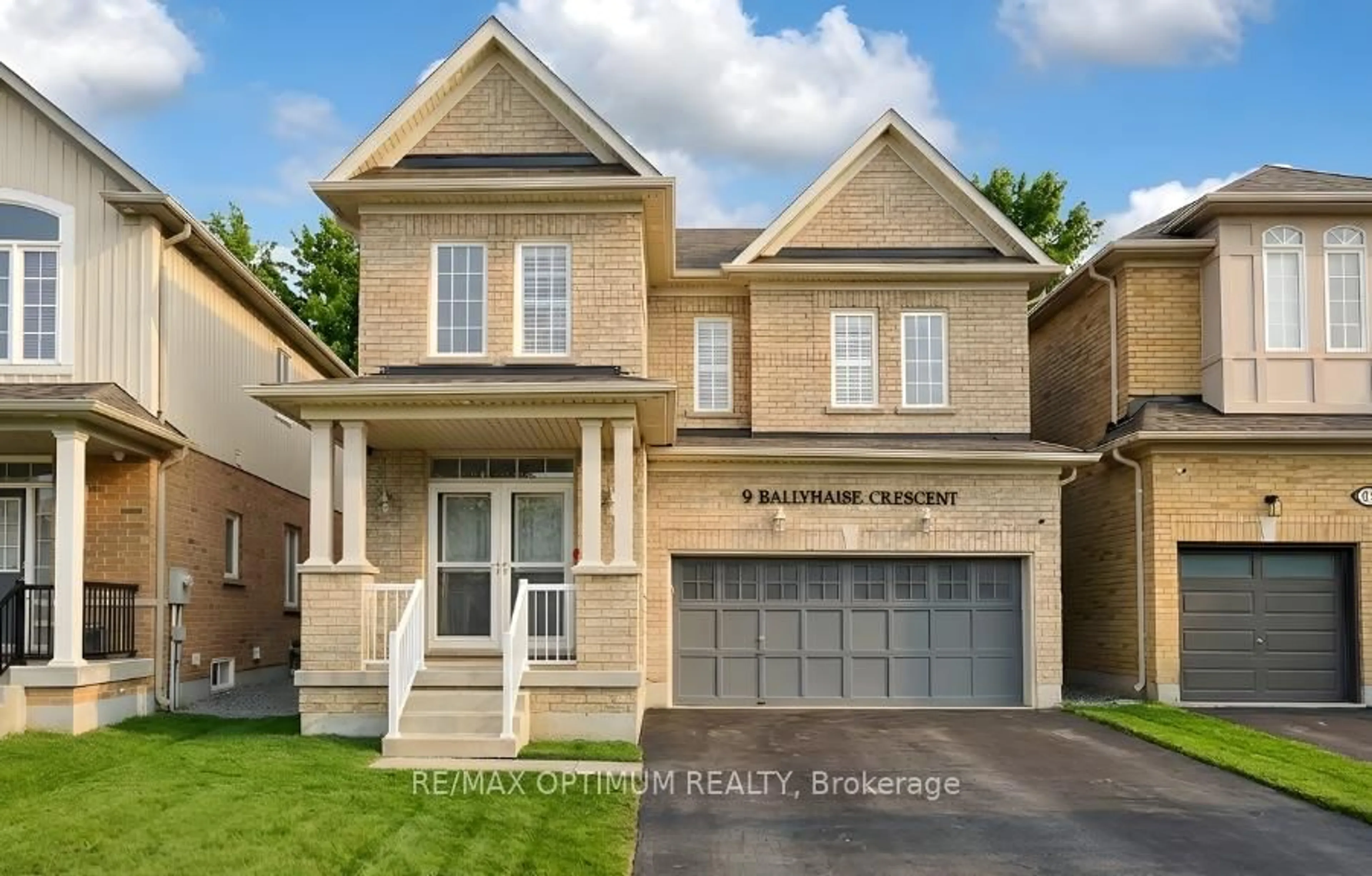 Home with brick exterior material, street for 9 Ballyhaise Cres, Brampton Ontario L6X 0Y2