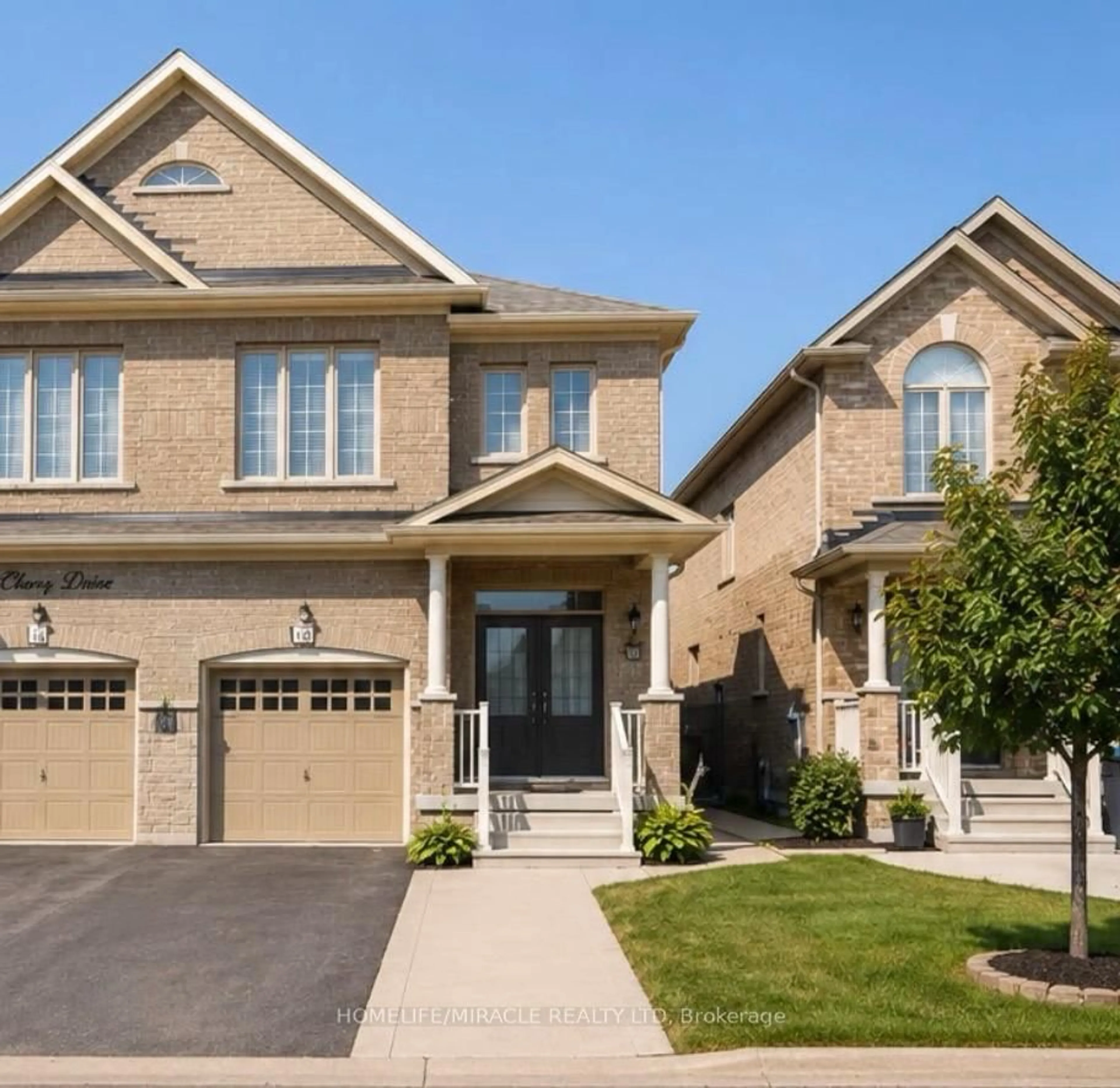 Home with brick exterior material, street for 16 Ebury Dr, Brampton Ontario L6X 5M7