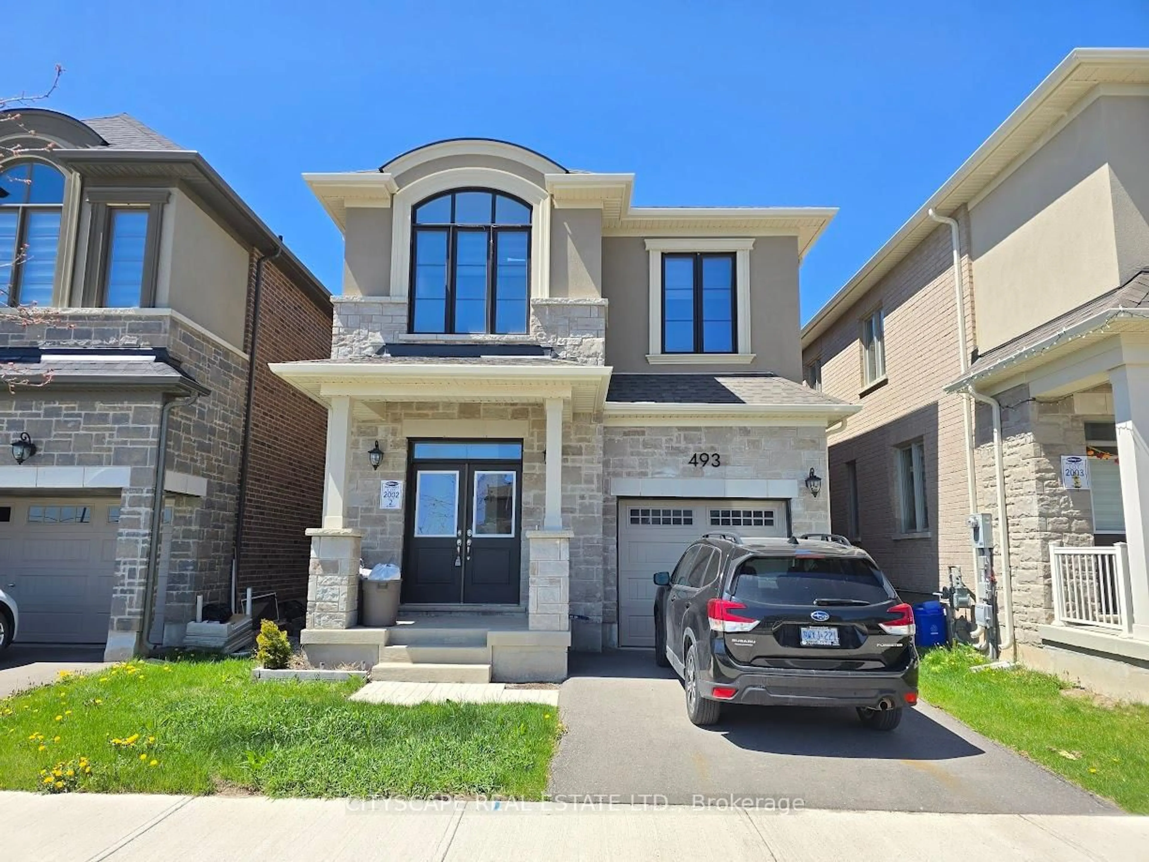 Home with brick exterior material, street for 493 Boyd Lane, Milton Ontario L9T 2X5