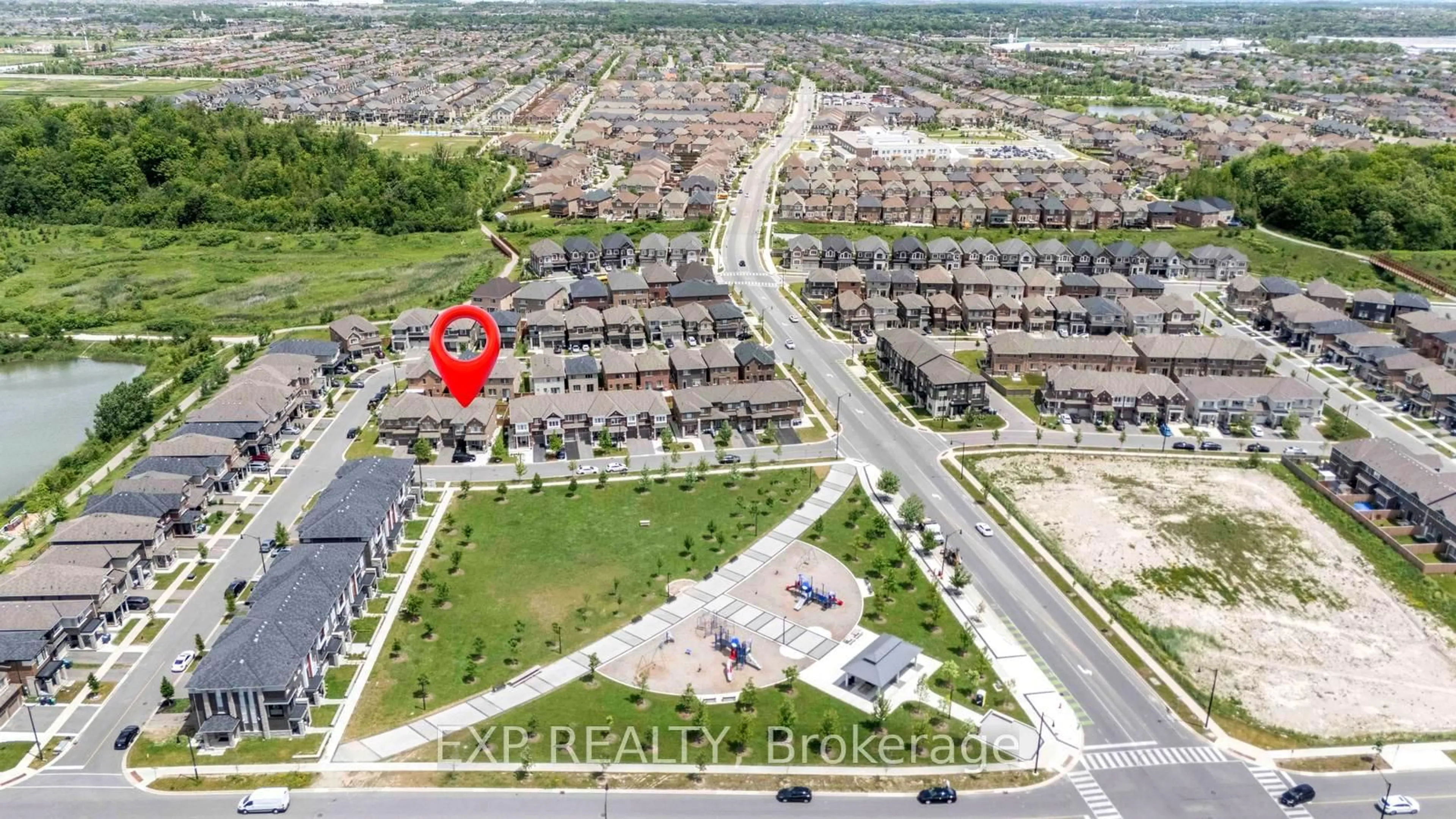 A pic from outside/outdoor area/front of a property/back of a property/a pic from drone, street for 21 Boat St, Brampton Ontario L7A 5C8