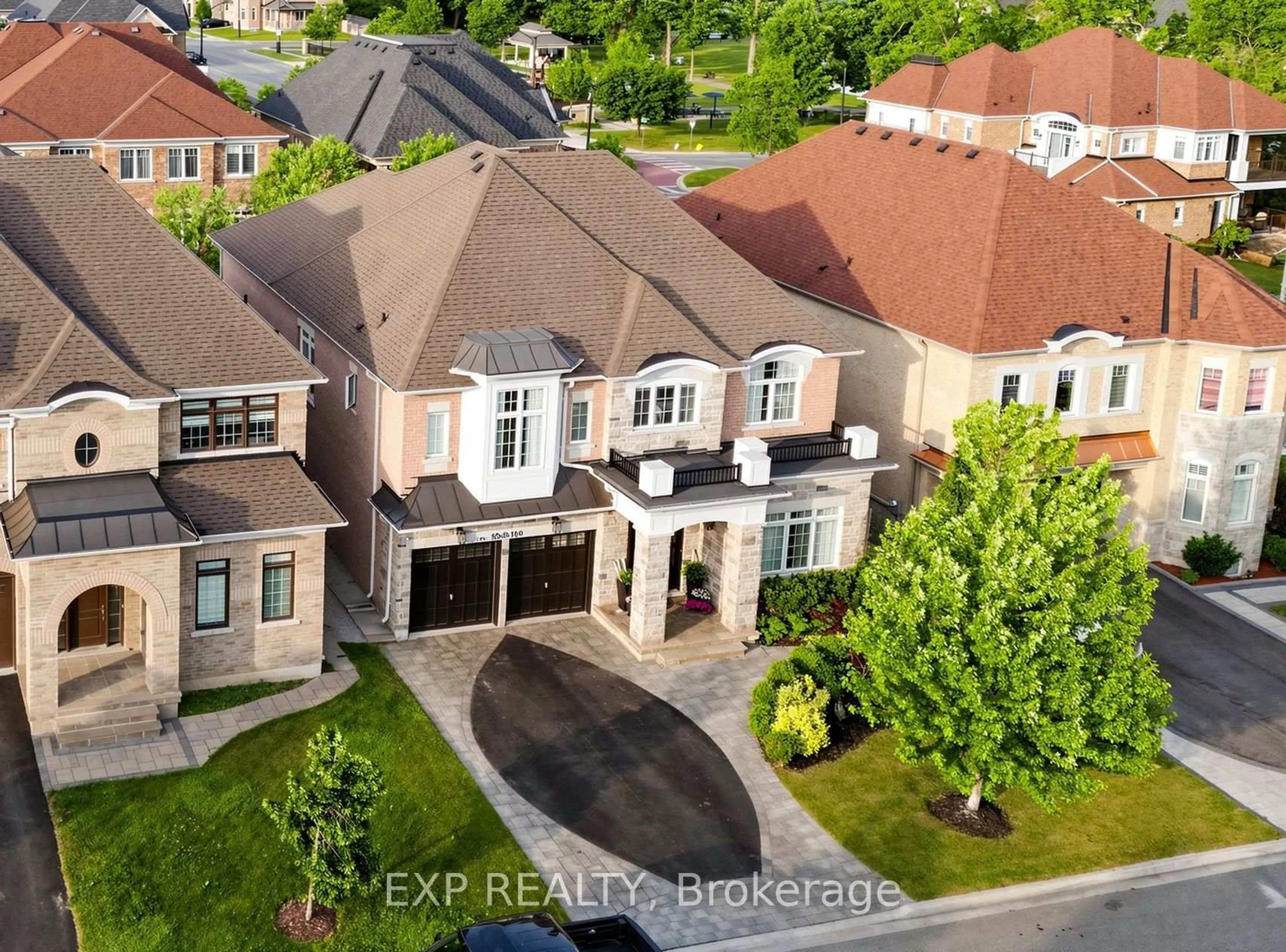 A pic from outside/outdoor area/front of a property/back of a property/a pic from drone, street for 5 Natural Terr, Brampton Ontario L6Y 6A5