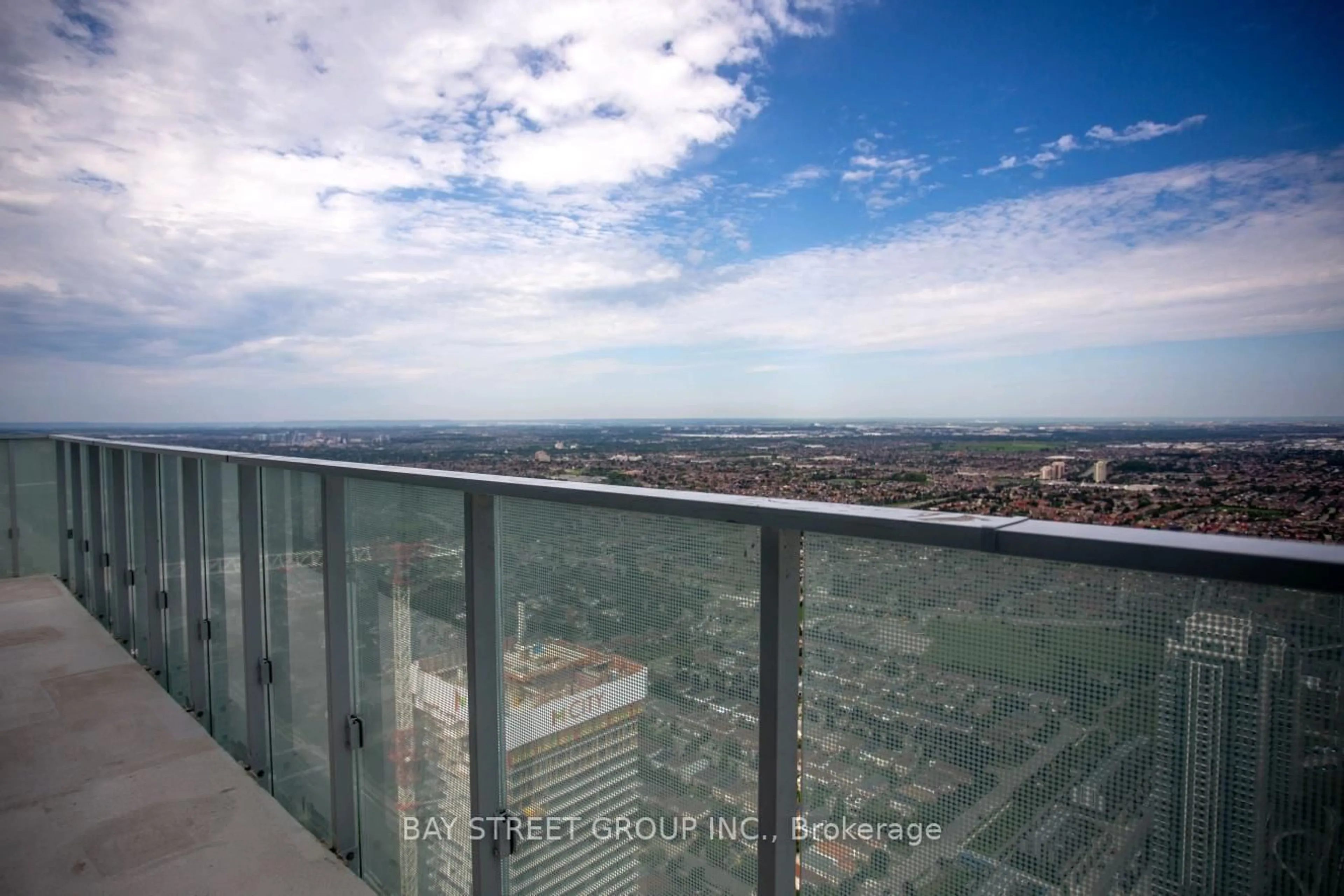 Balcony in the apartment, city buildings view from balcony for 3883 Quartz Rd #6013, Mississauga Ontario L5B 0M4