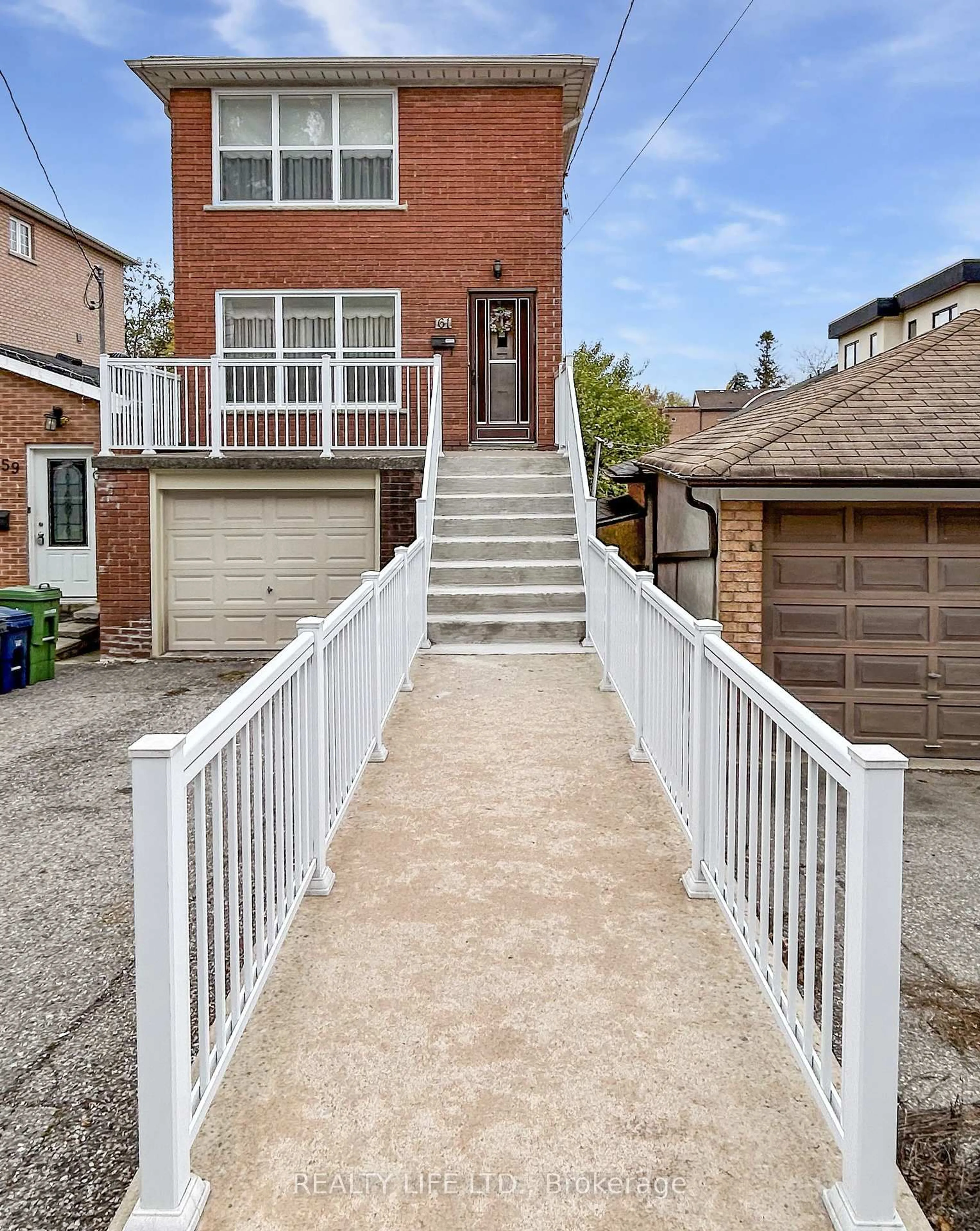 Home with brick exterior material, street for 61 Cameron Ave, Toronto Ontario M6M 1R1