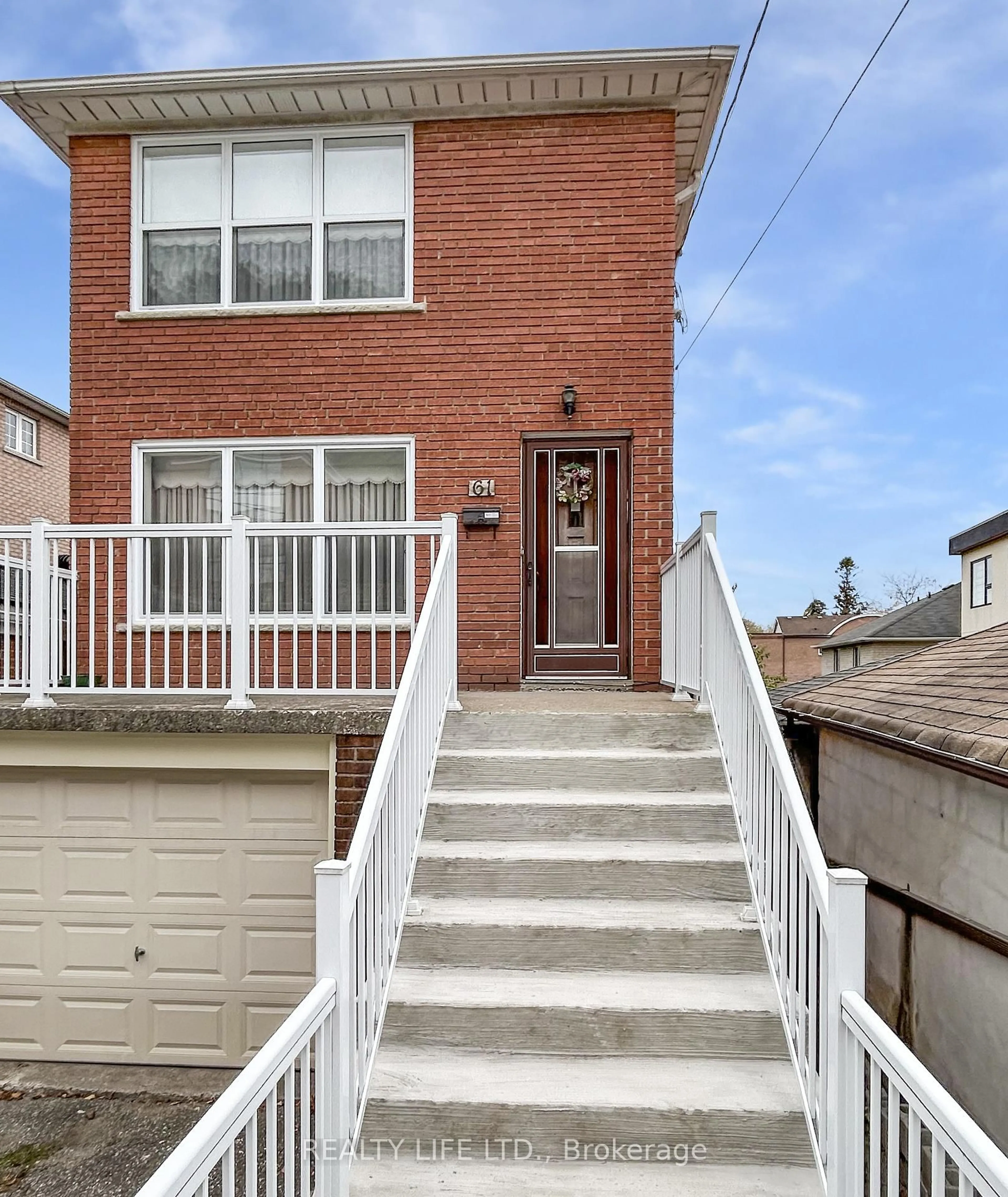 Home with brick exterior material, street for 61 Cameron Ave, Toronto Ontario M6M 1R1