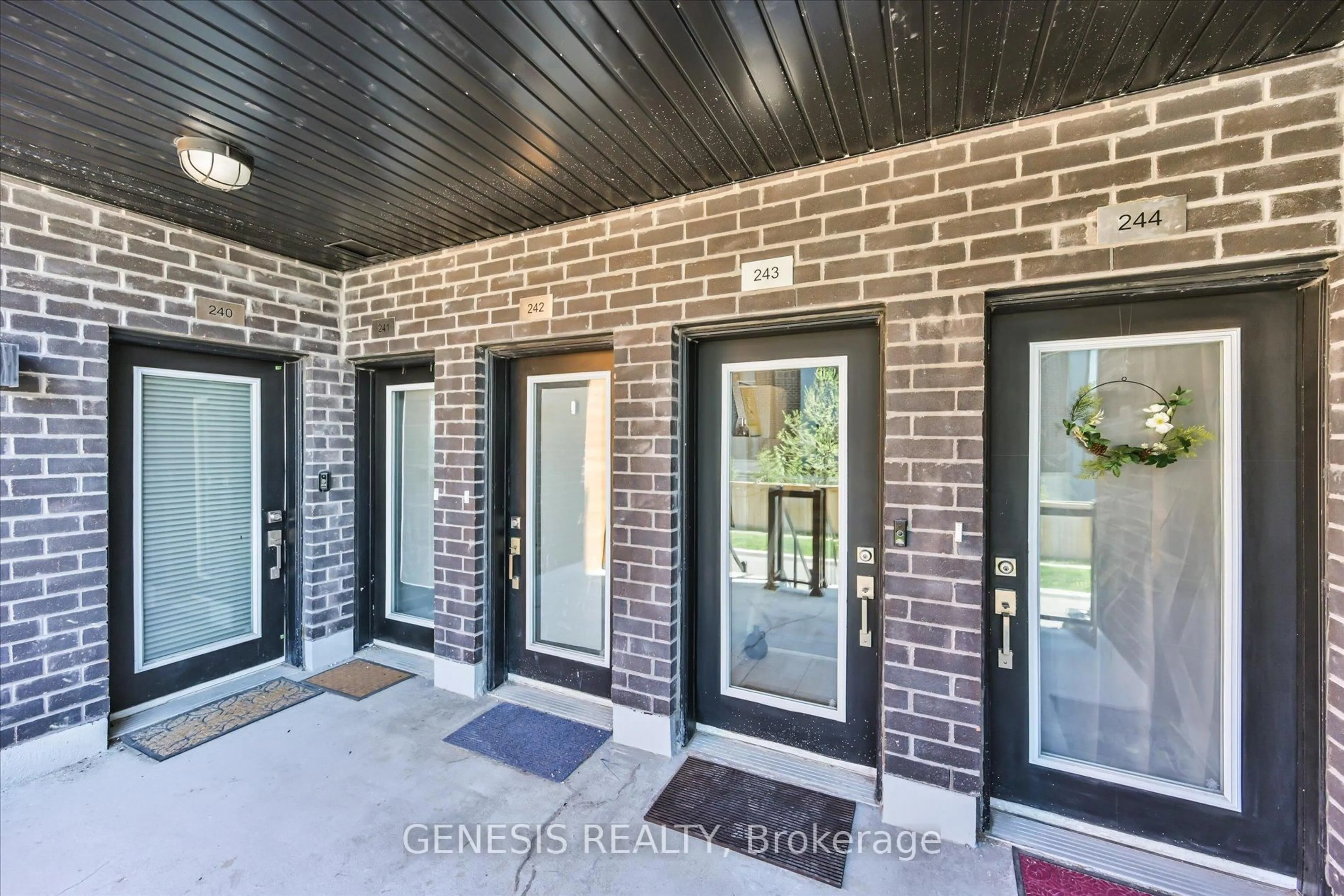 Home with brick exterior material, street for 1145 Journeyman Lane #243, Mississauga Ontario L5J 0B5