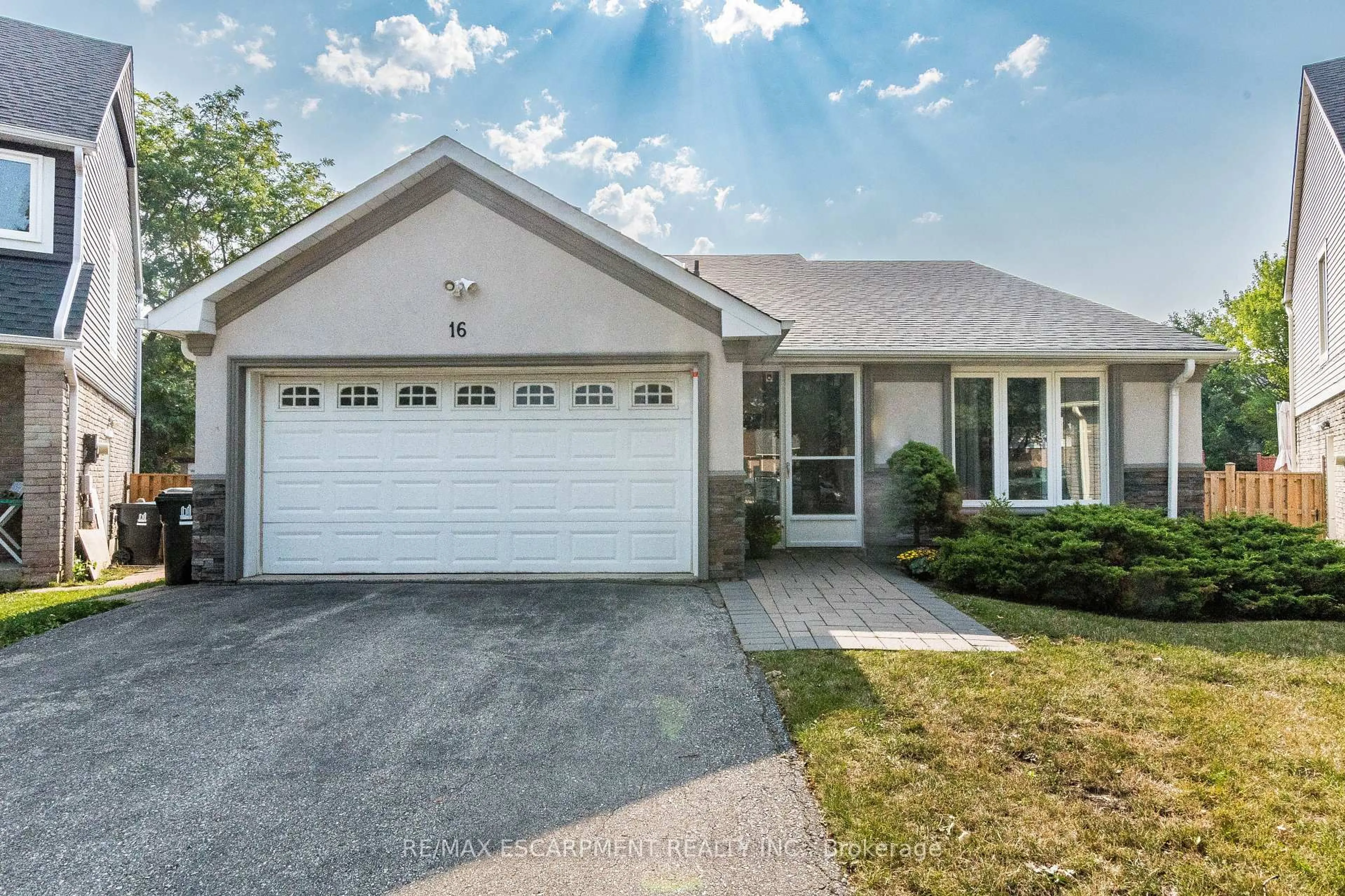 Home with vinyl exterior material, street for 16 Ackrow Crt, Toronto Ontario M9C 5C4