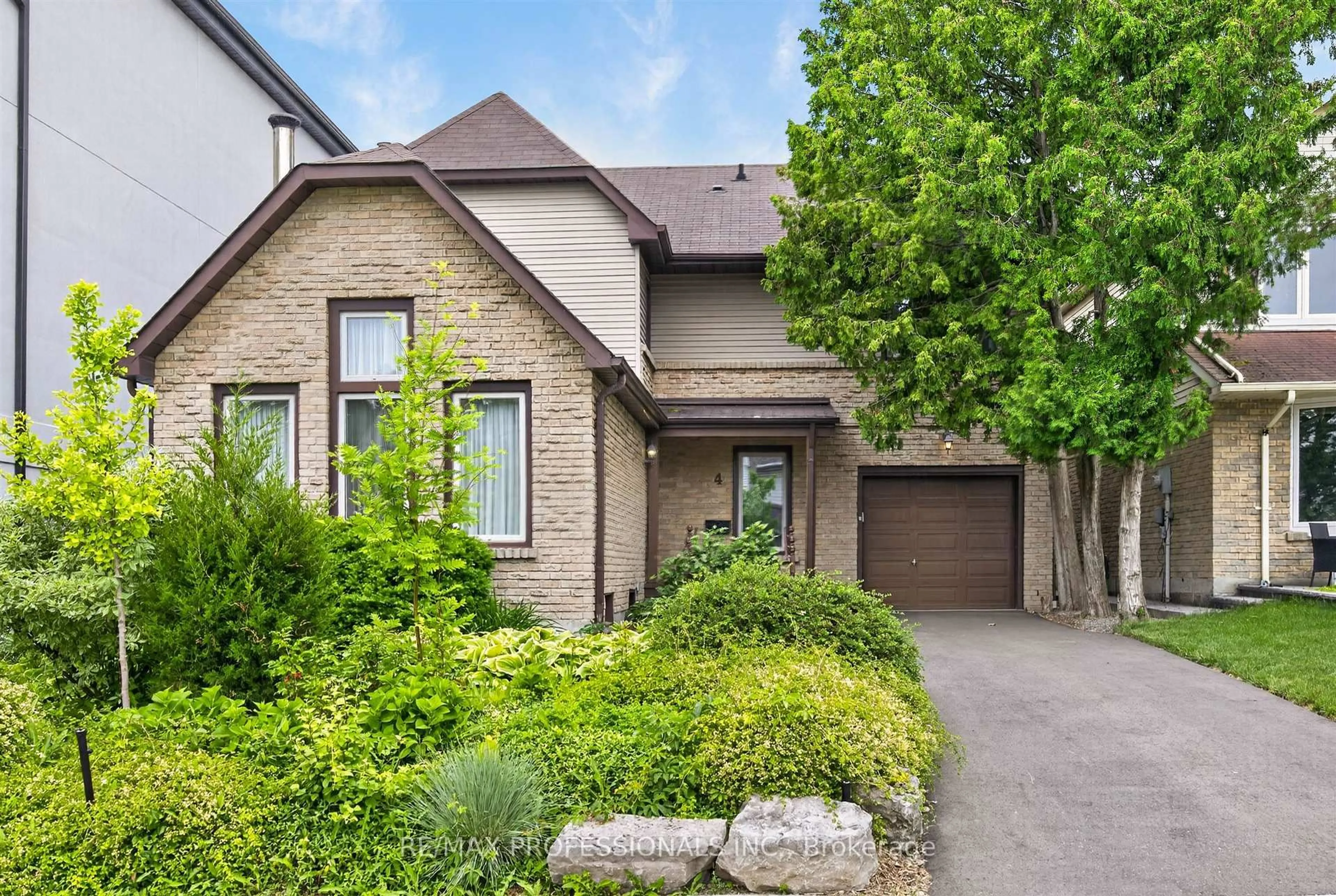 Home with brick exterior material, street for 4 Bigham Cres, Toronto Ontario M9C 5C6