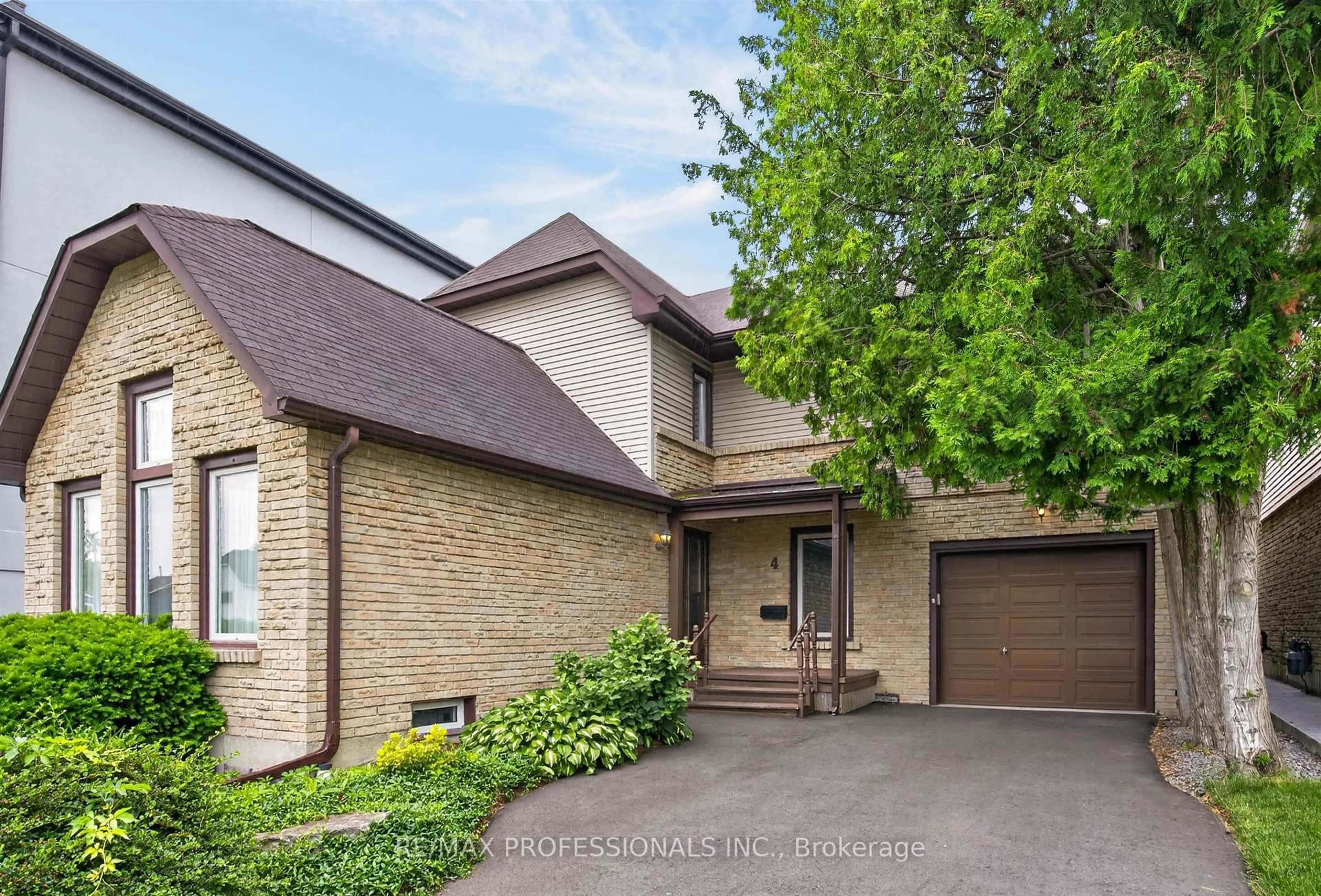 Home with brick exterior material, street for 4 Bigham Cres, Toronto Ontario M9C 5C6