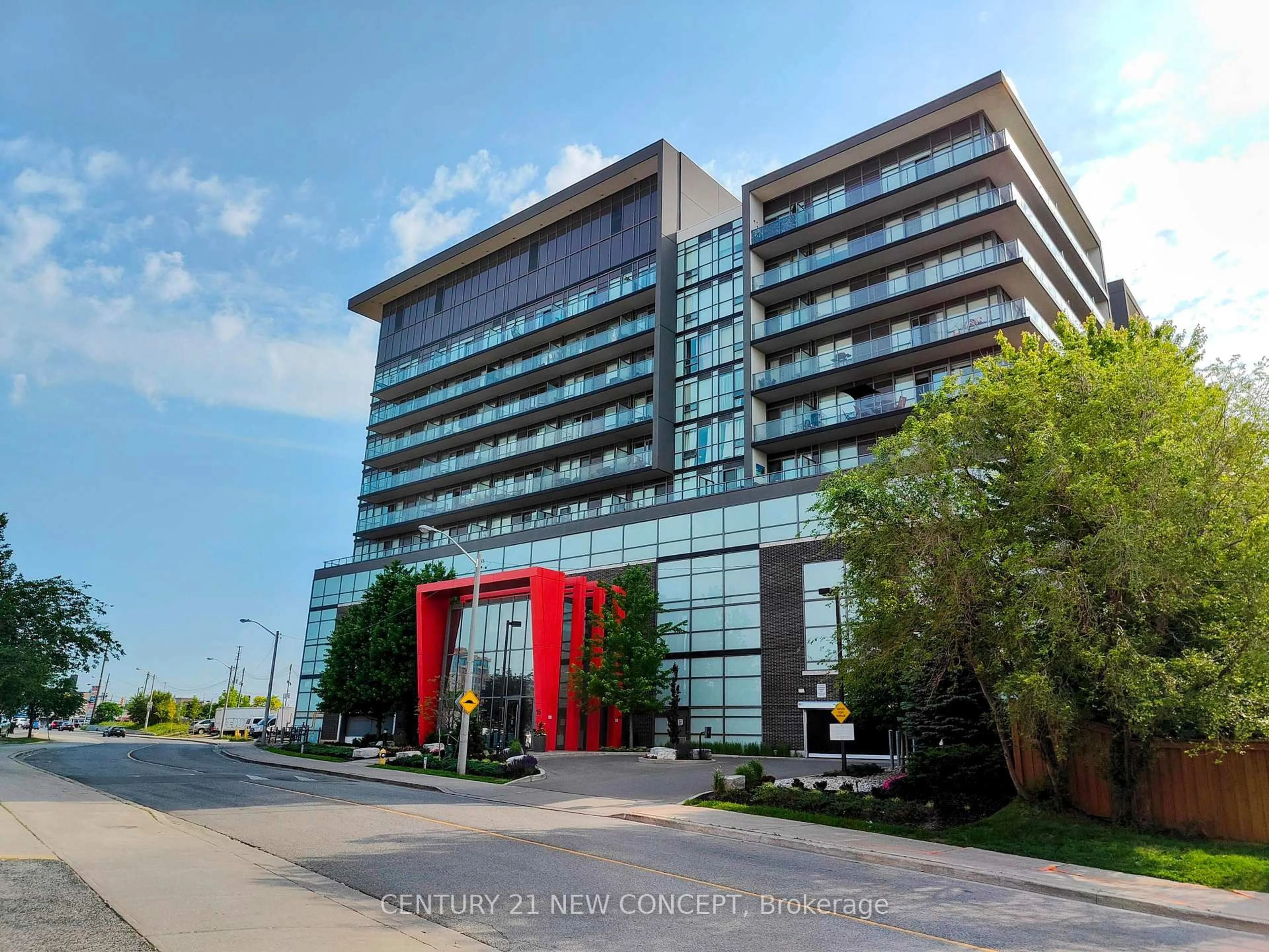 Indoor foyer for 15 James Finlay Way #703, Toronto Ontario M3M 0B3
