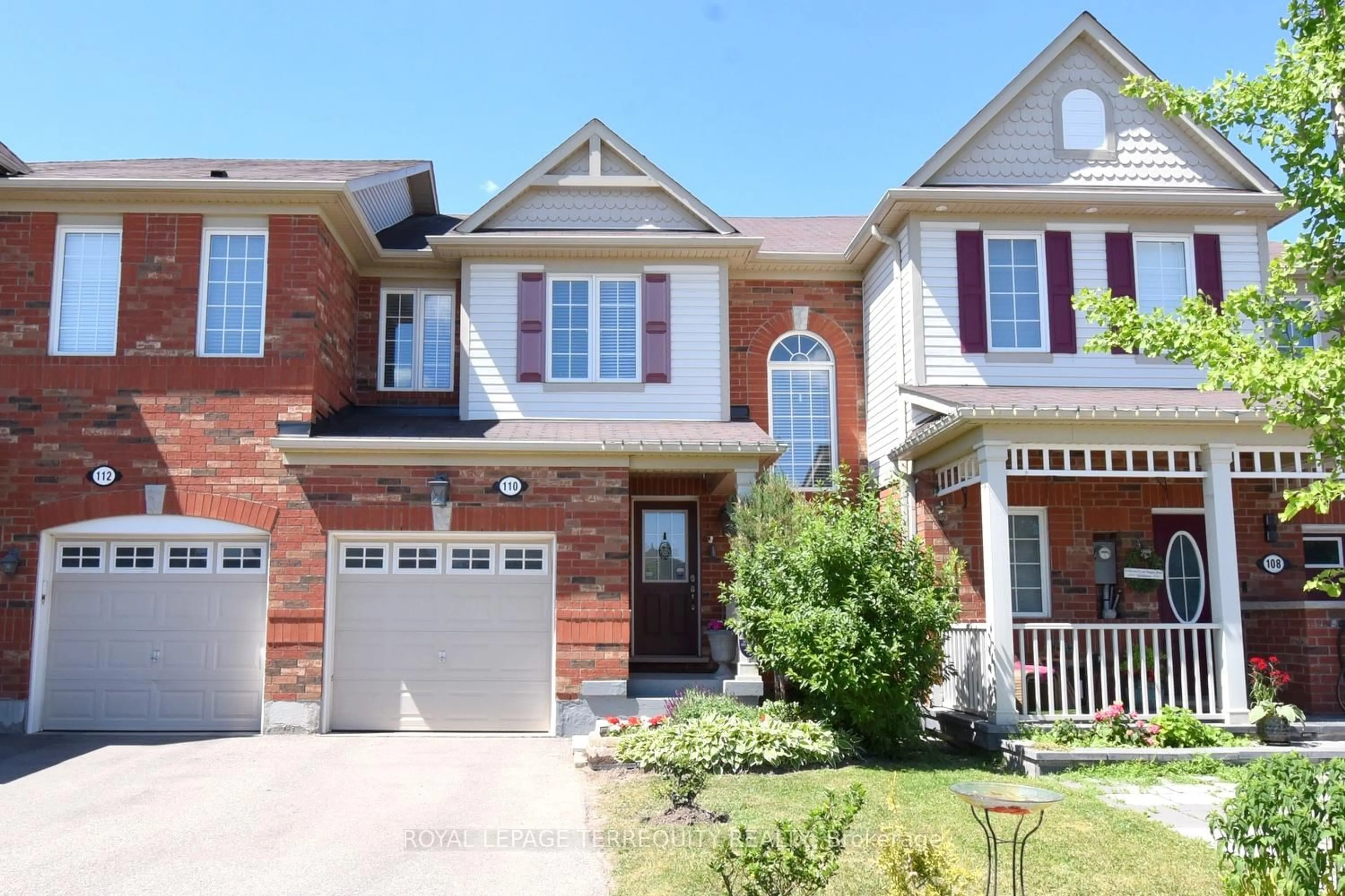 Home with brick exterior material, street for 110 Gleave Terr, Milton Ontario L9T 7B6