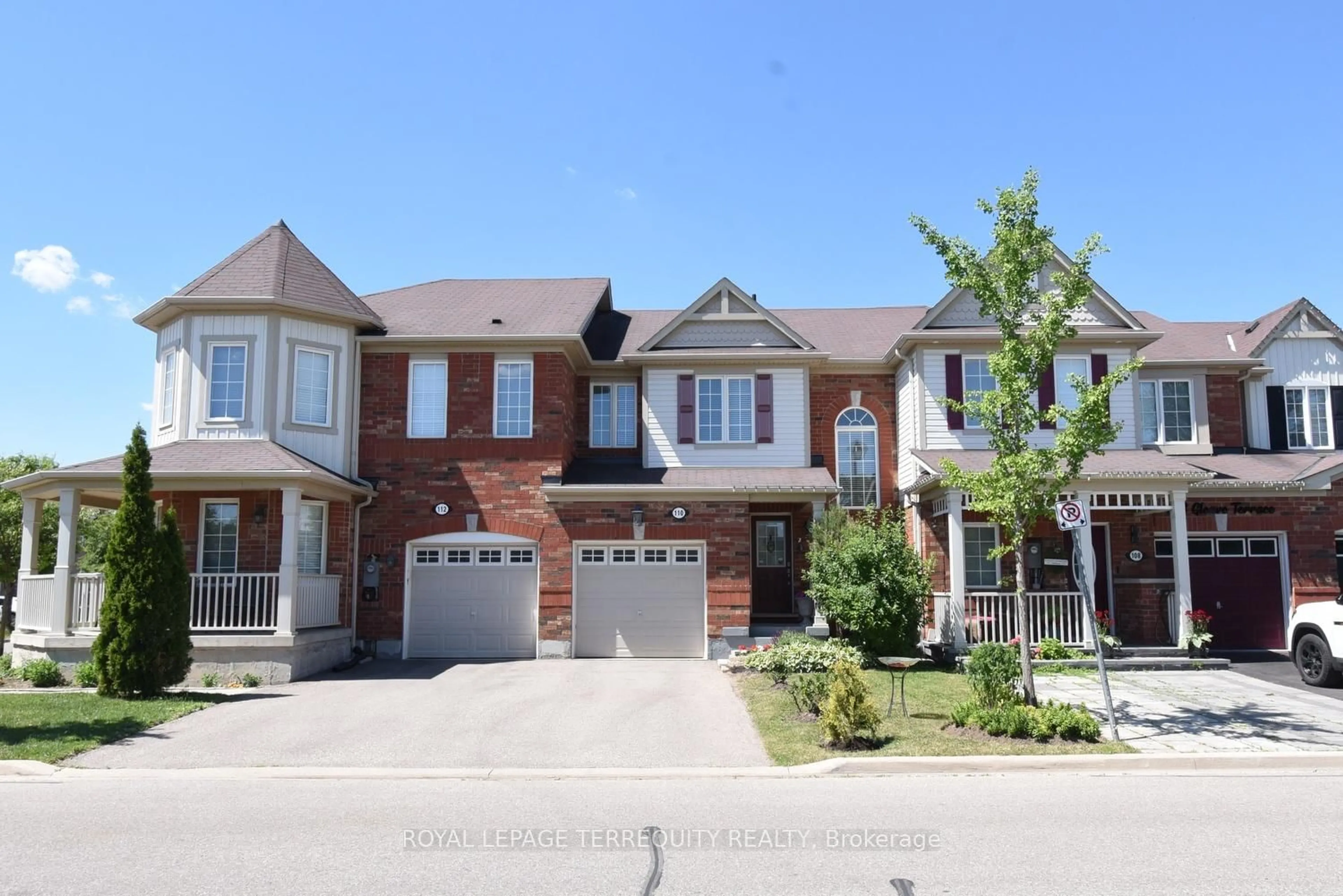 Home with brick exterior material, street for 110 Gleave Terr, Milton Ontario L9T 7B6